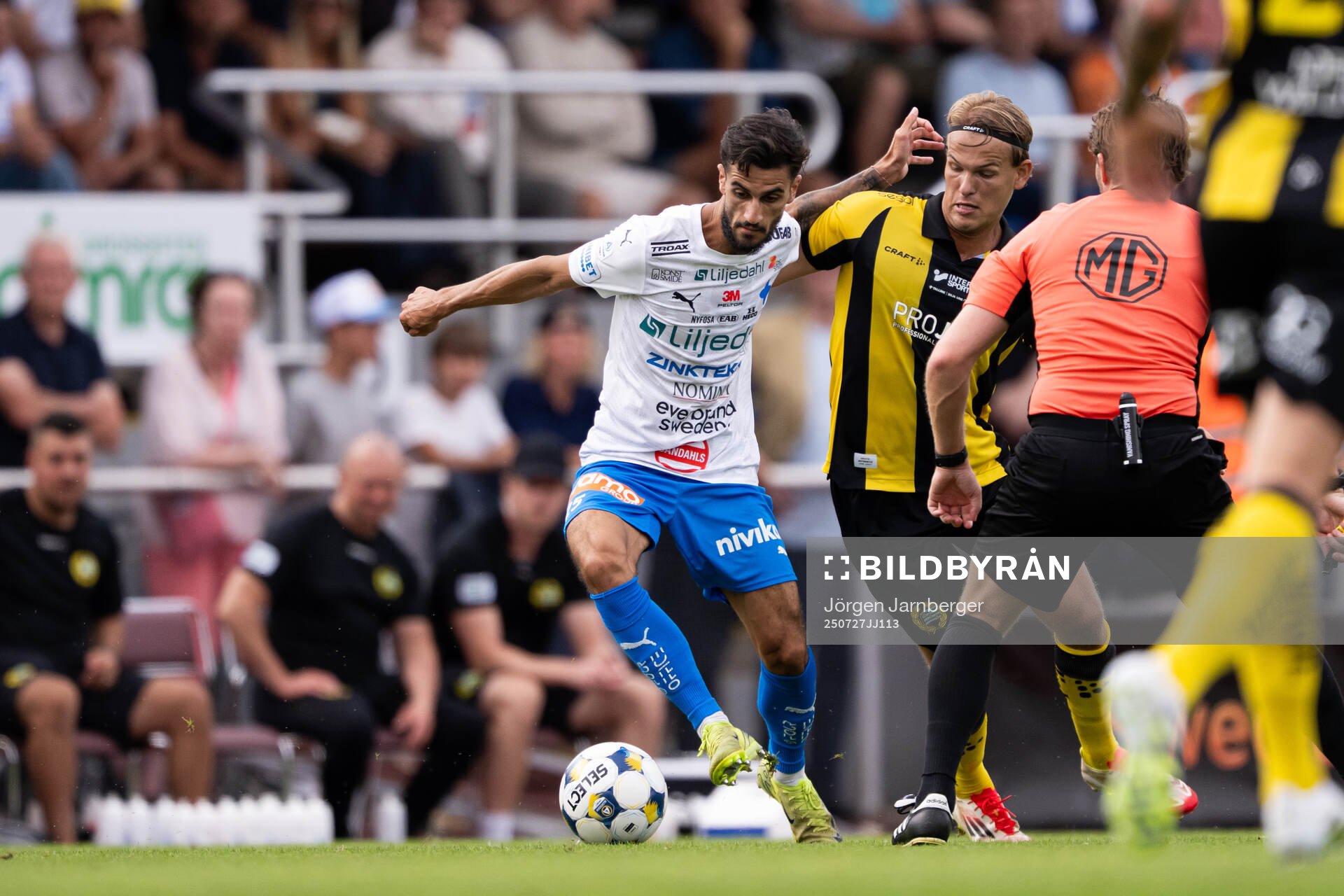 Värnamos Noah Shamoun och Hammarbys Markus Karlsson