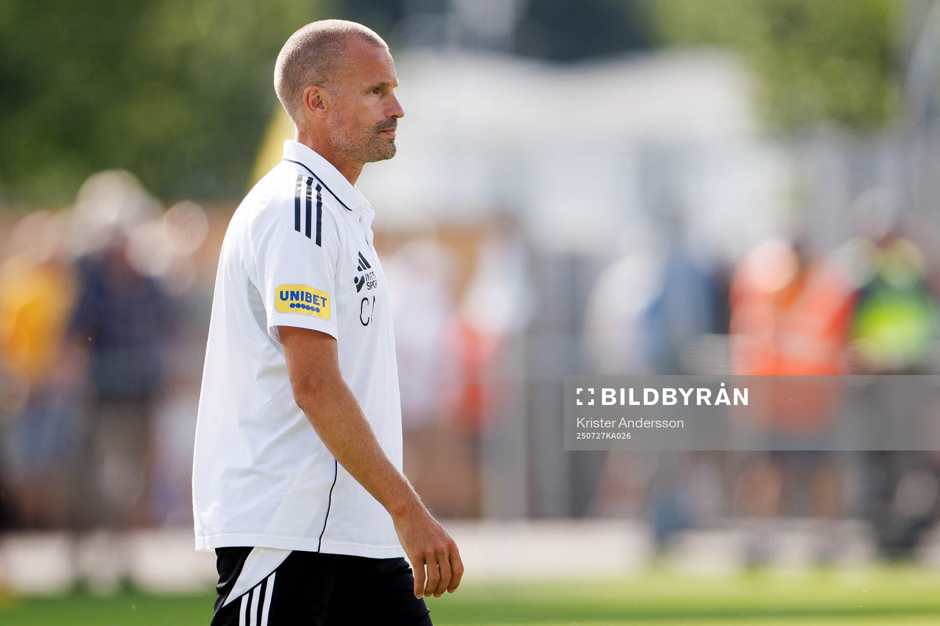 Falkenbergs tränare Christoffer Andersson
