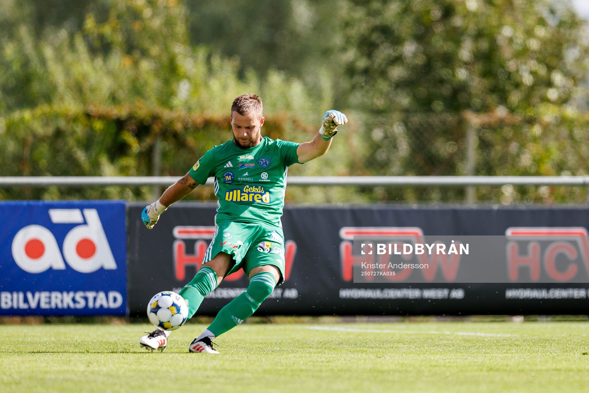 Falkenbergs målvakt Anton Andersson