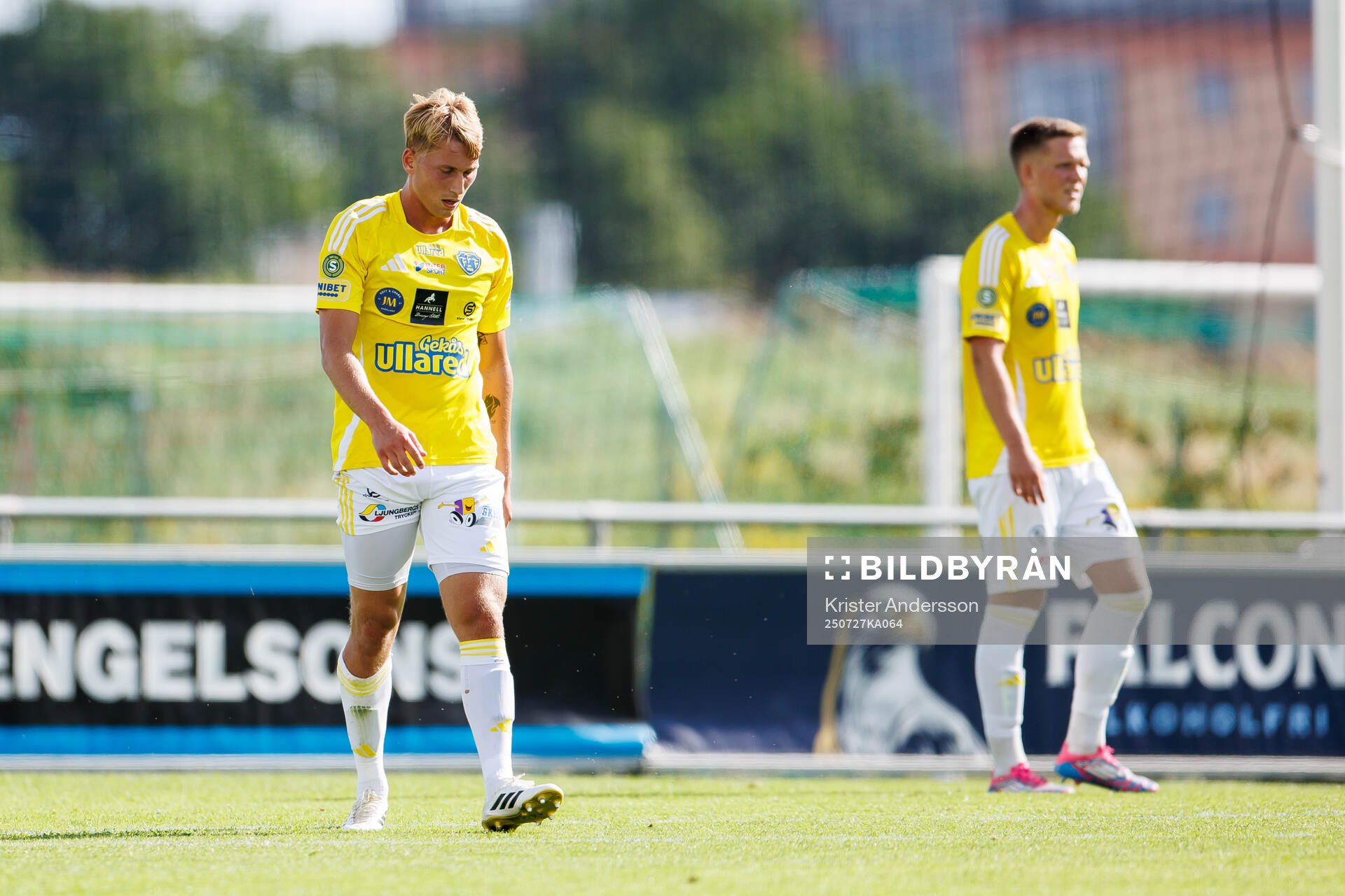 Falkenbergs Gabriel Johansson deppar