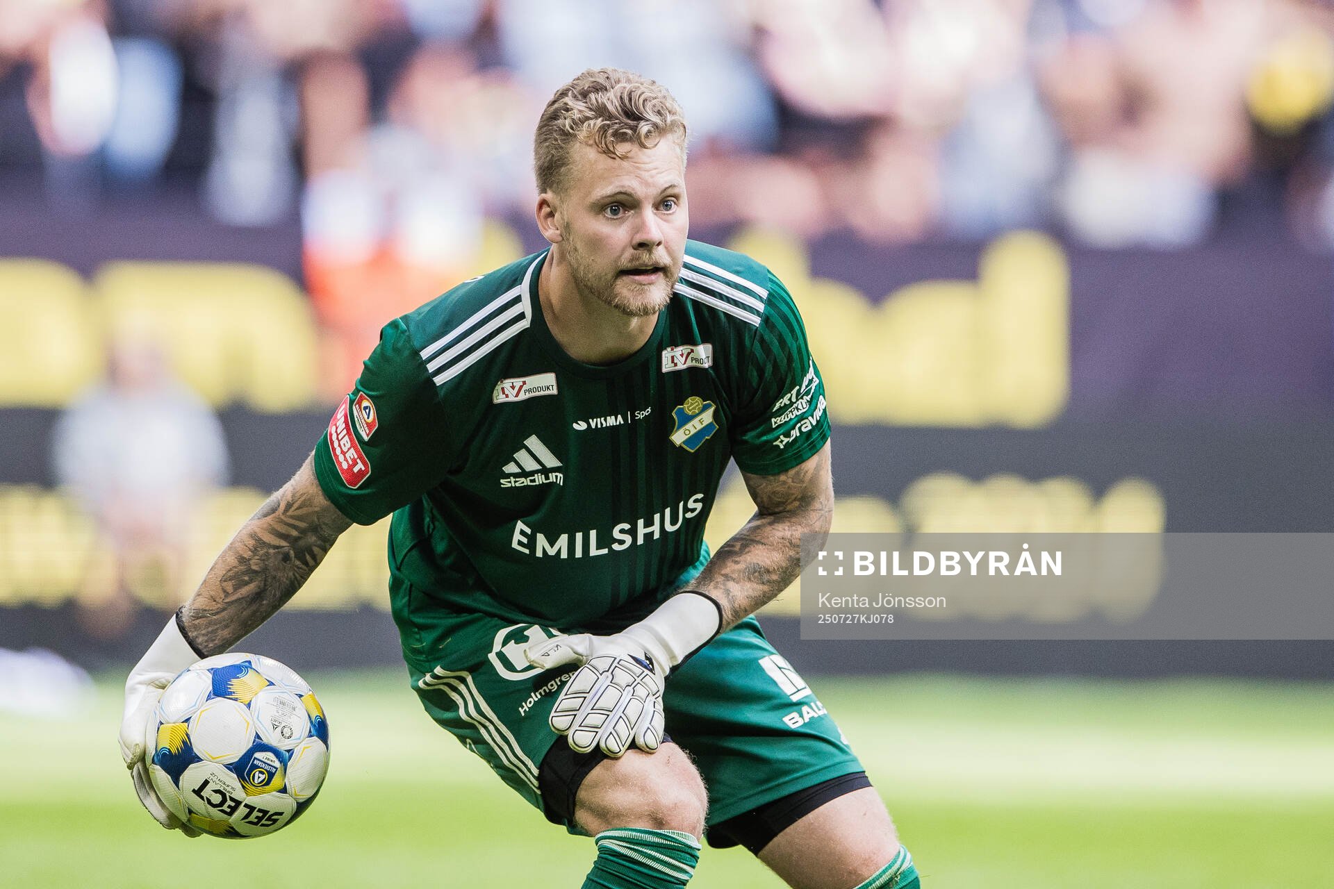 Östers målvakt Robin Wallinder