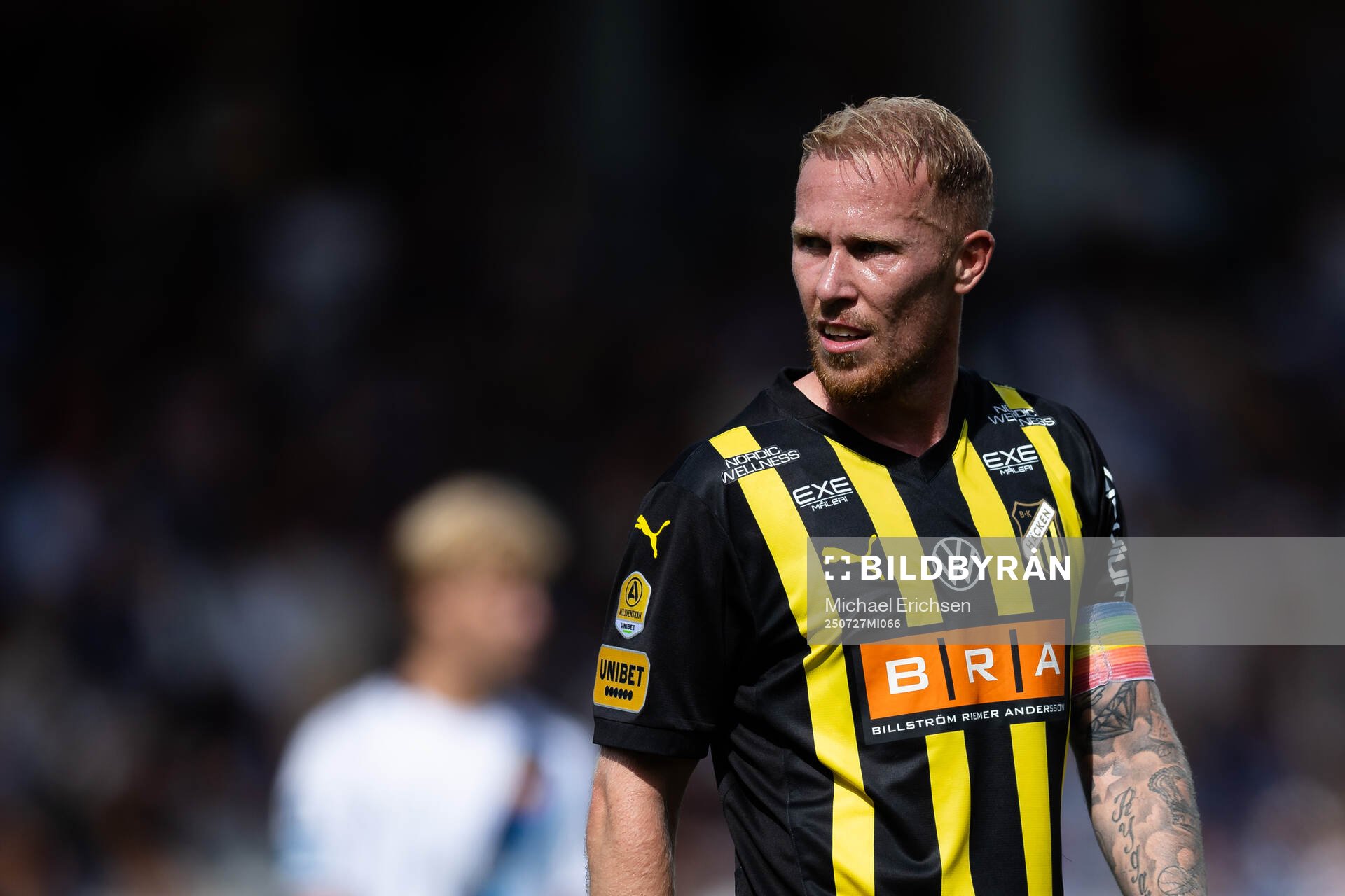 Häckens Mikkel Rygaard Jensen deppar