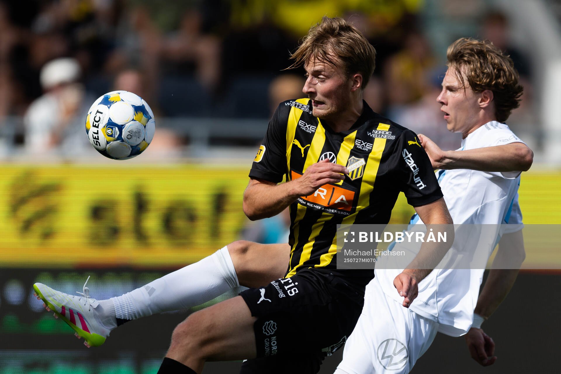 Djurgårdens August Priske Flyger och Häckens Sigge Jansson