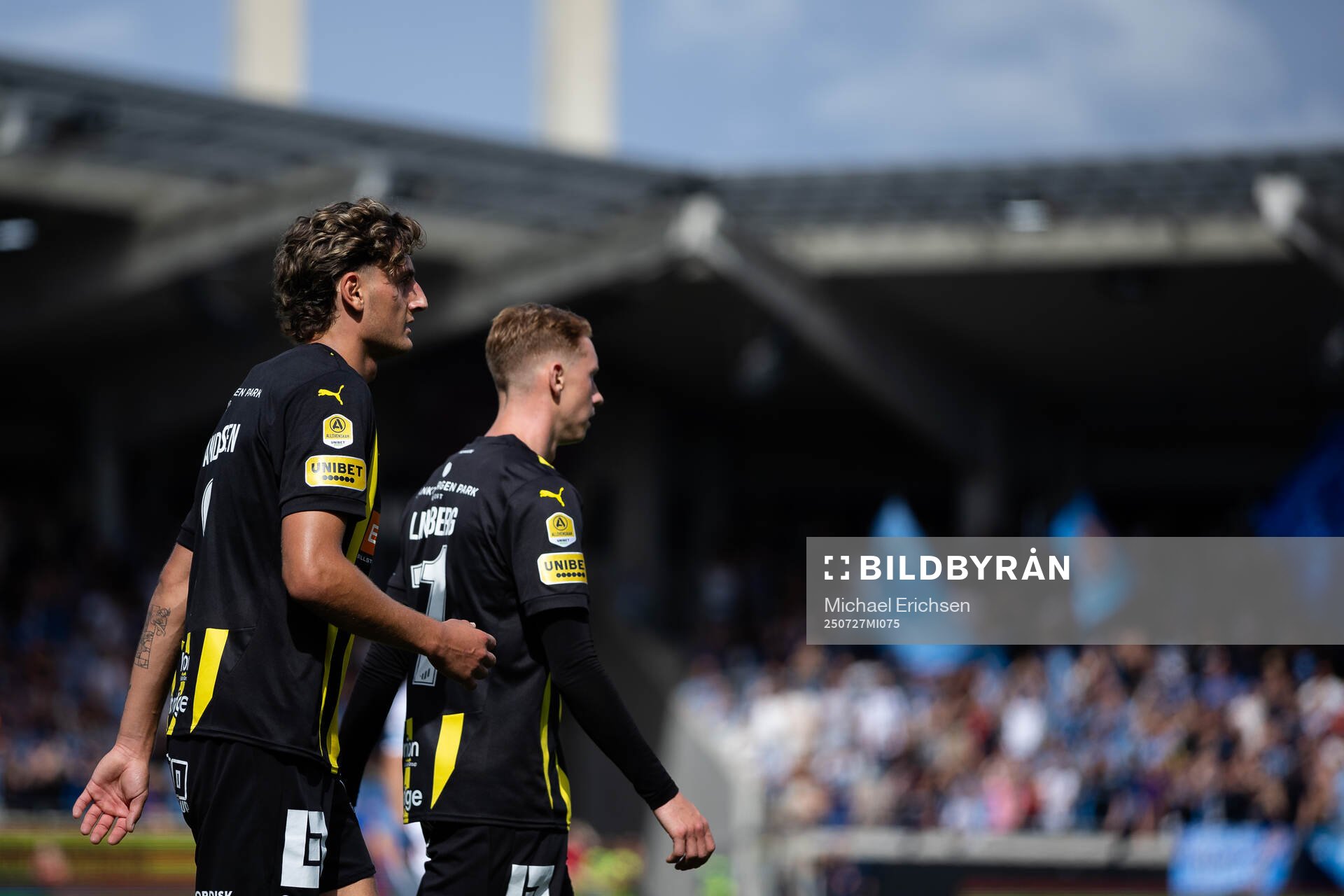 Häckens Silas Andersen och Julius Lindberg  deppar