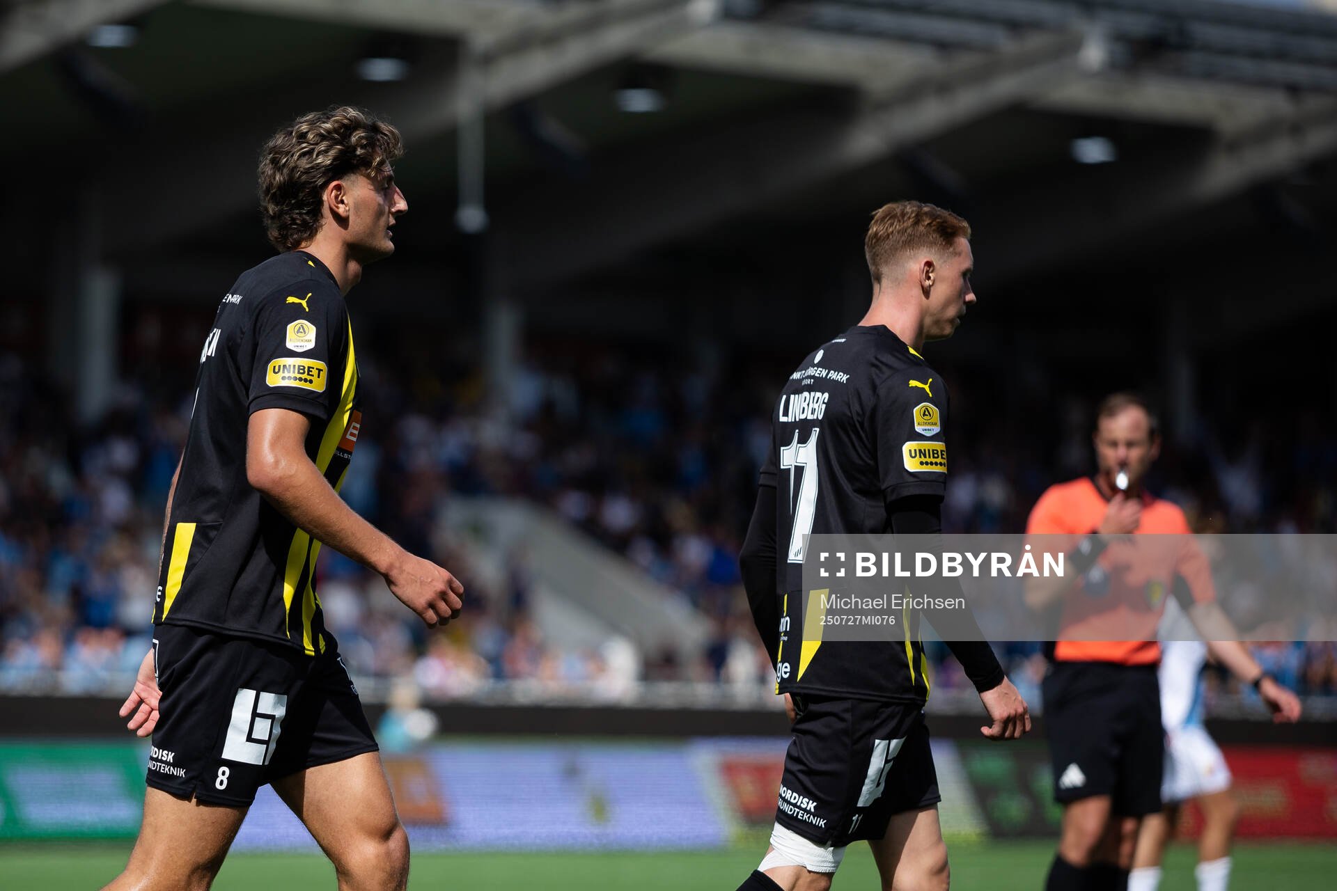 Häckens Silas Andersen och Julius Lindberg  deppar