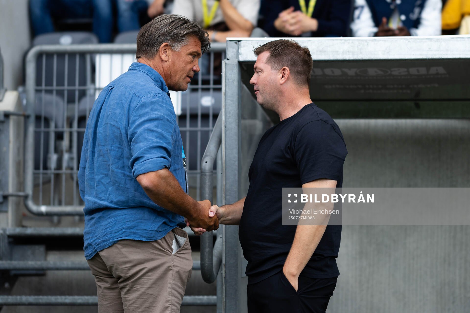 Djurgårdens sportchef Bosse Andersson och Häckens