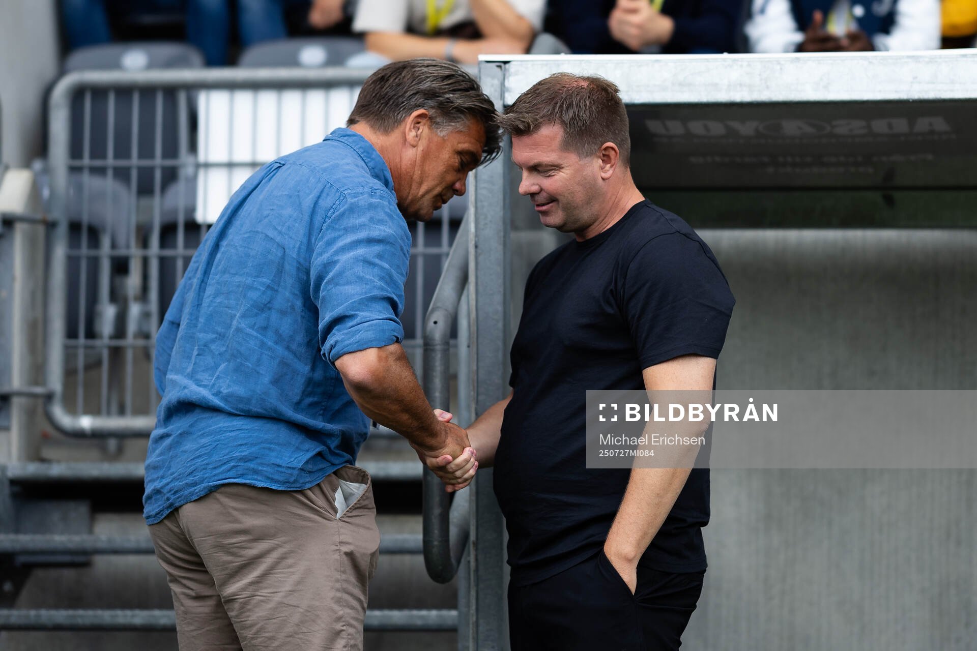 Djurgårdens sportchef Bosse Andersson och Häckens