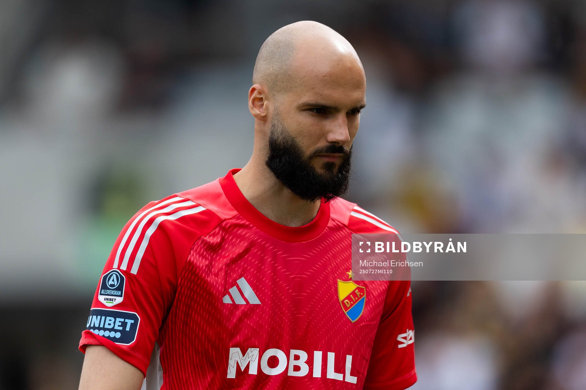Djurgårdens målvakt Filip Manojlovic