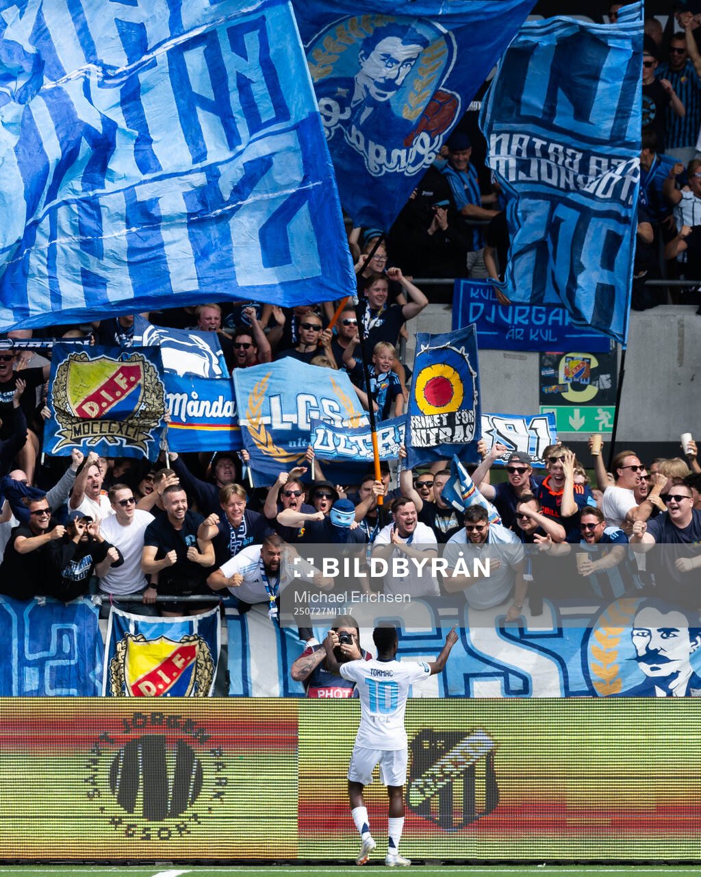under fotbollsmatchen i Allsvenskan mellan Häcken och