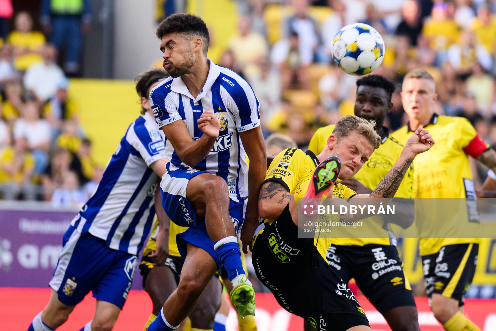 IFK Göteborgs Thomas Santos och Elfsborgs Frederik Ihler