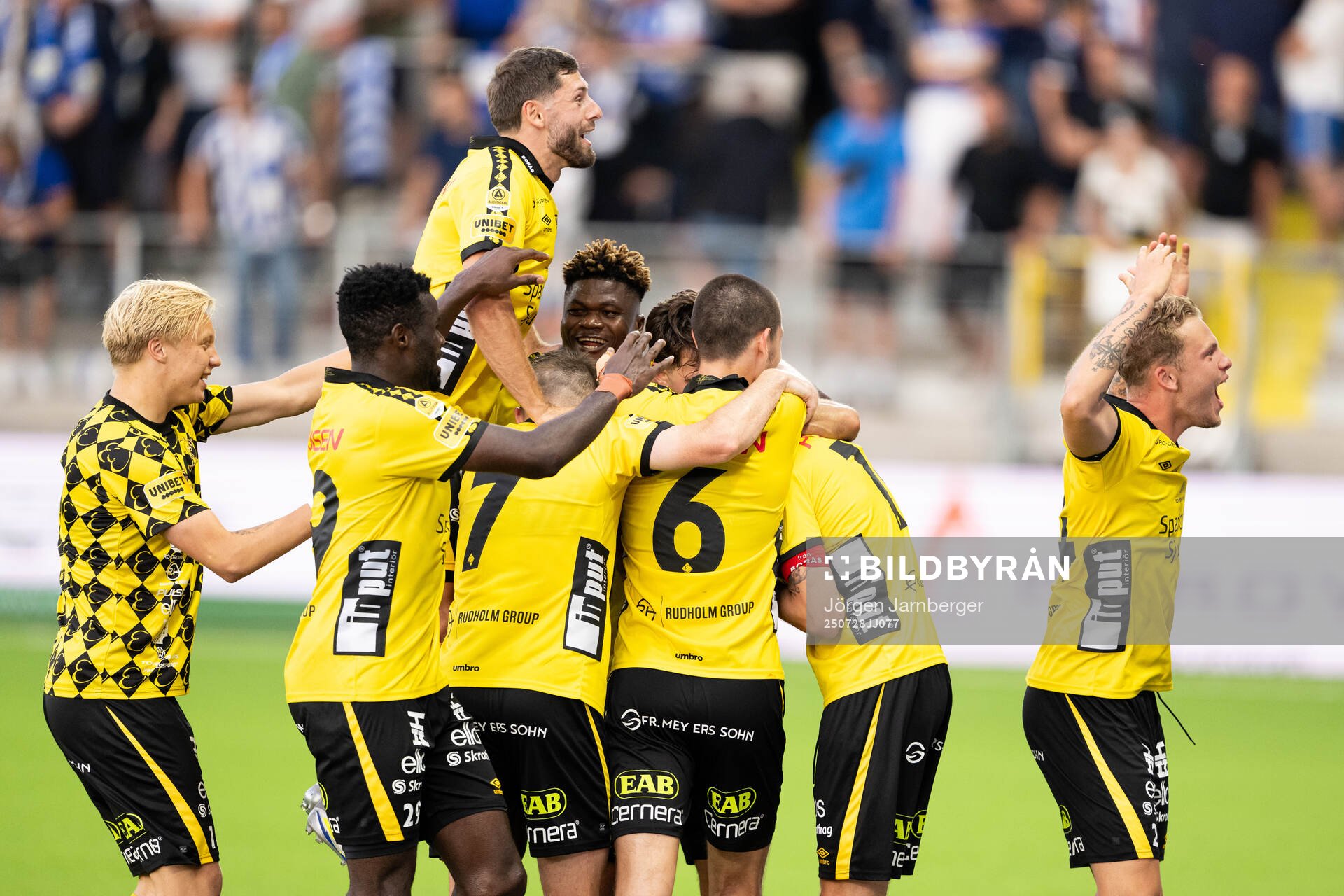 Elfsborgs spelare jublar