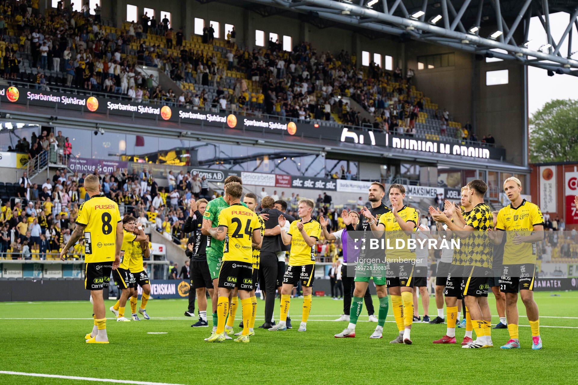 Elfsborgs spelare jublar