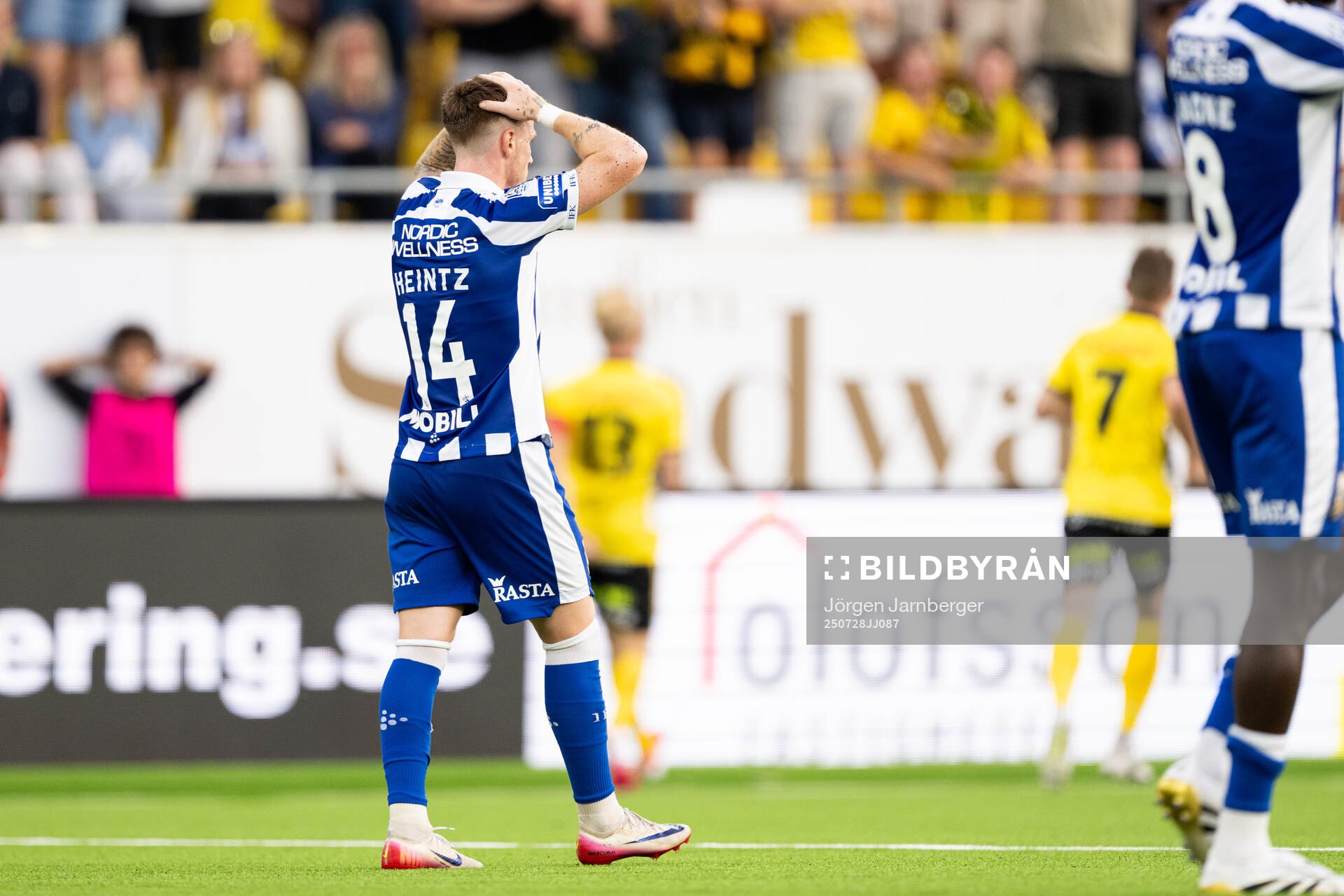IFK Göteborgs Tobias Heintz deppar