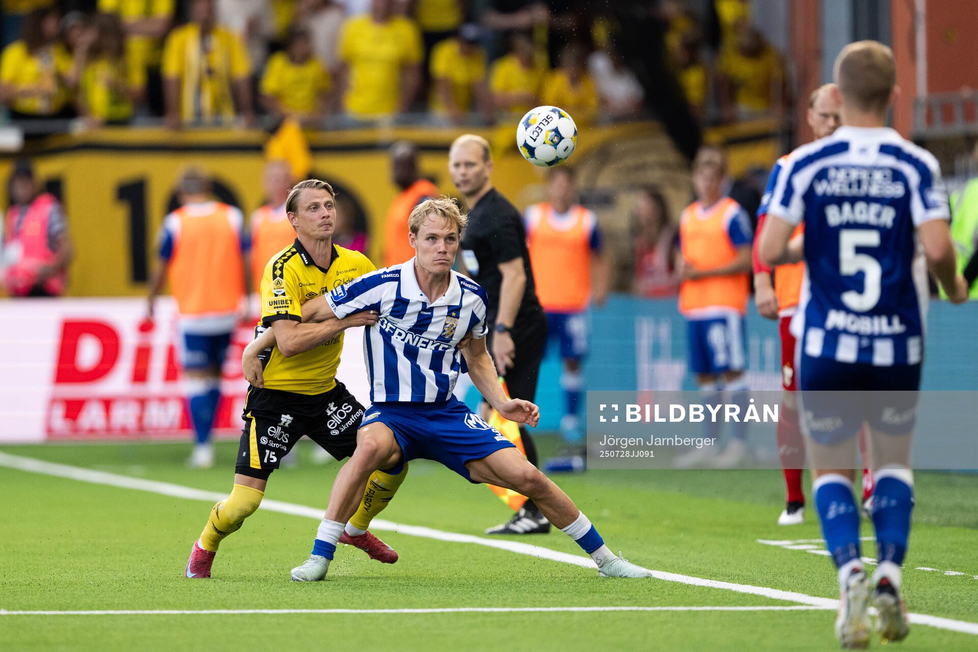 Elfsborgs Simon Hedlund och IFK Göteborgs Max Fenger
