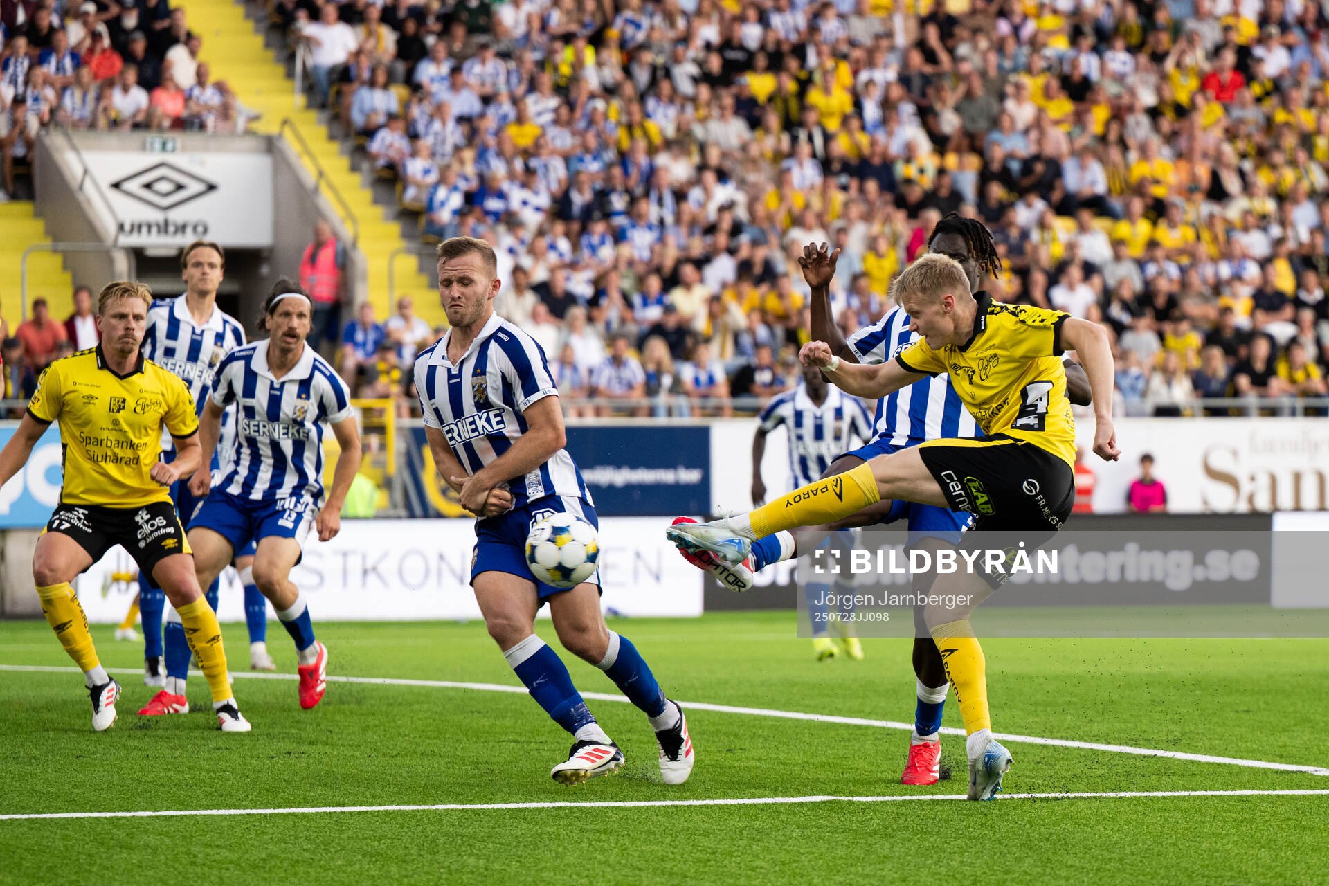 IFK Göteborgs Jonas Bager och Elfsborgs Ari Sigurpálsson