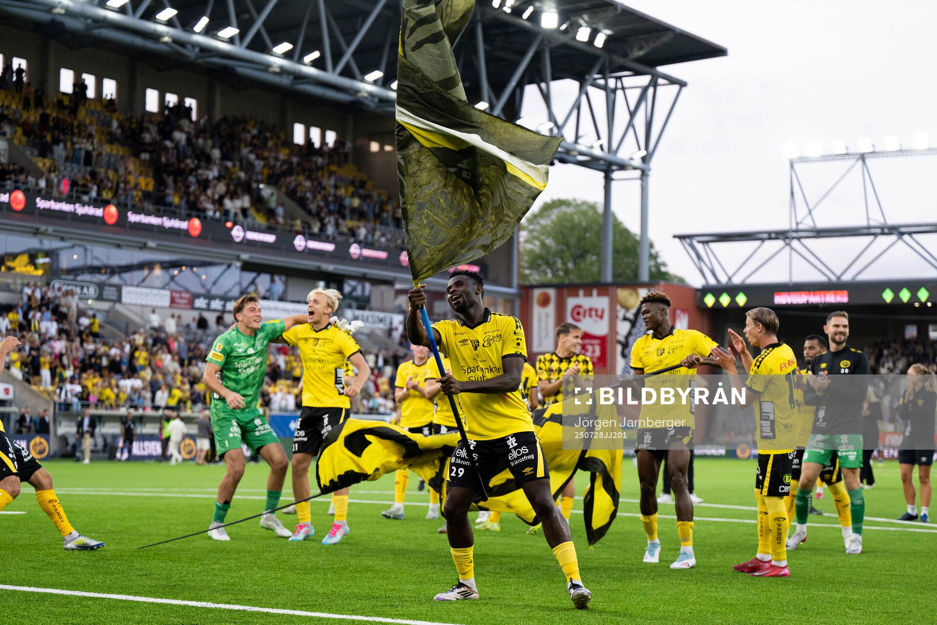 Elfsborgs spelare jublar