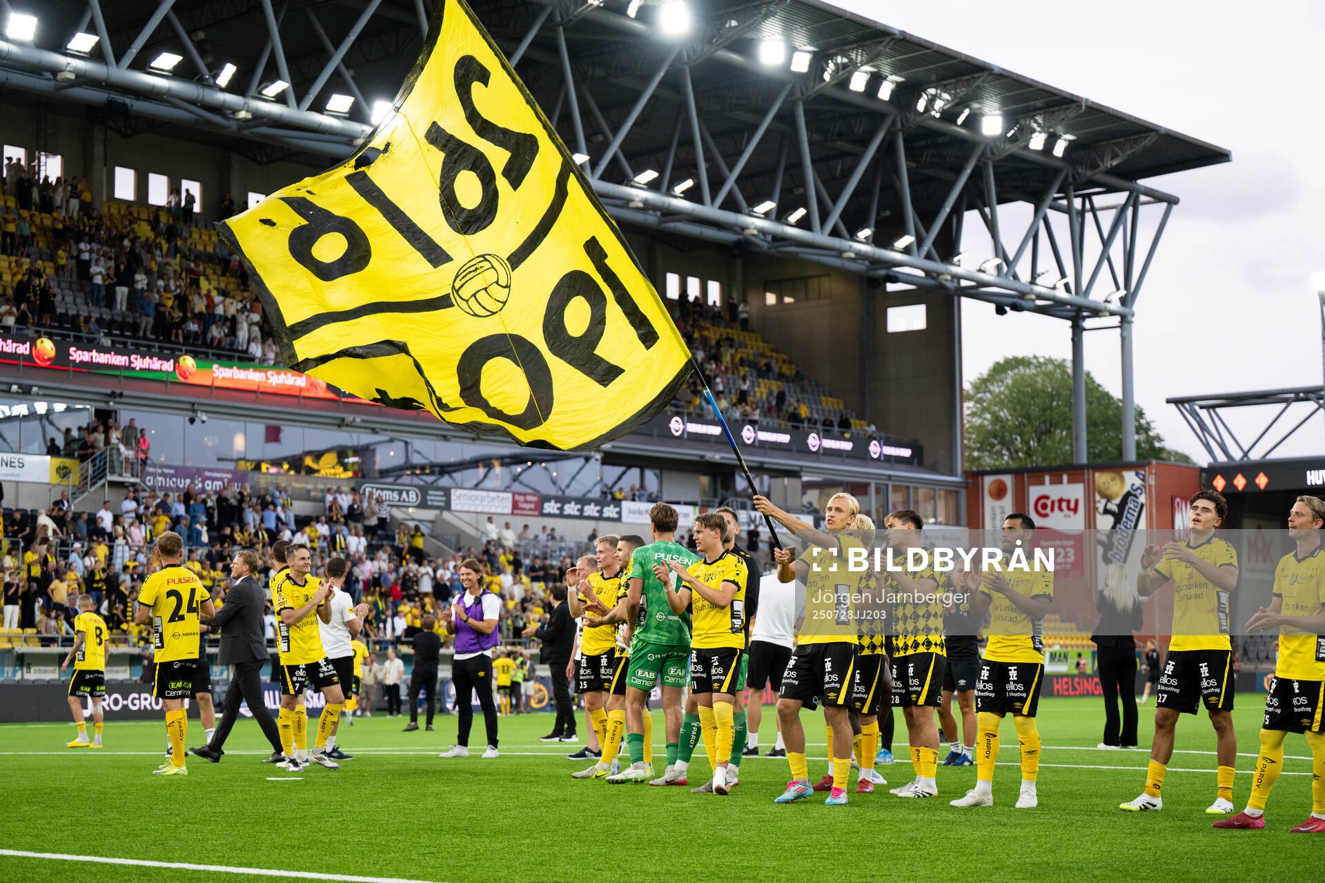 Elfsborgs spelare jublar