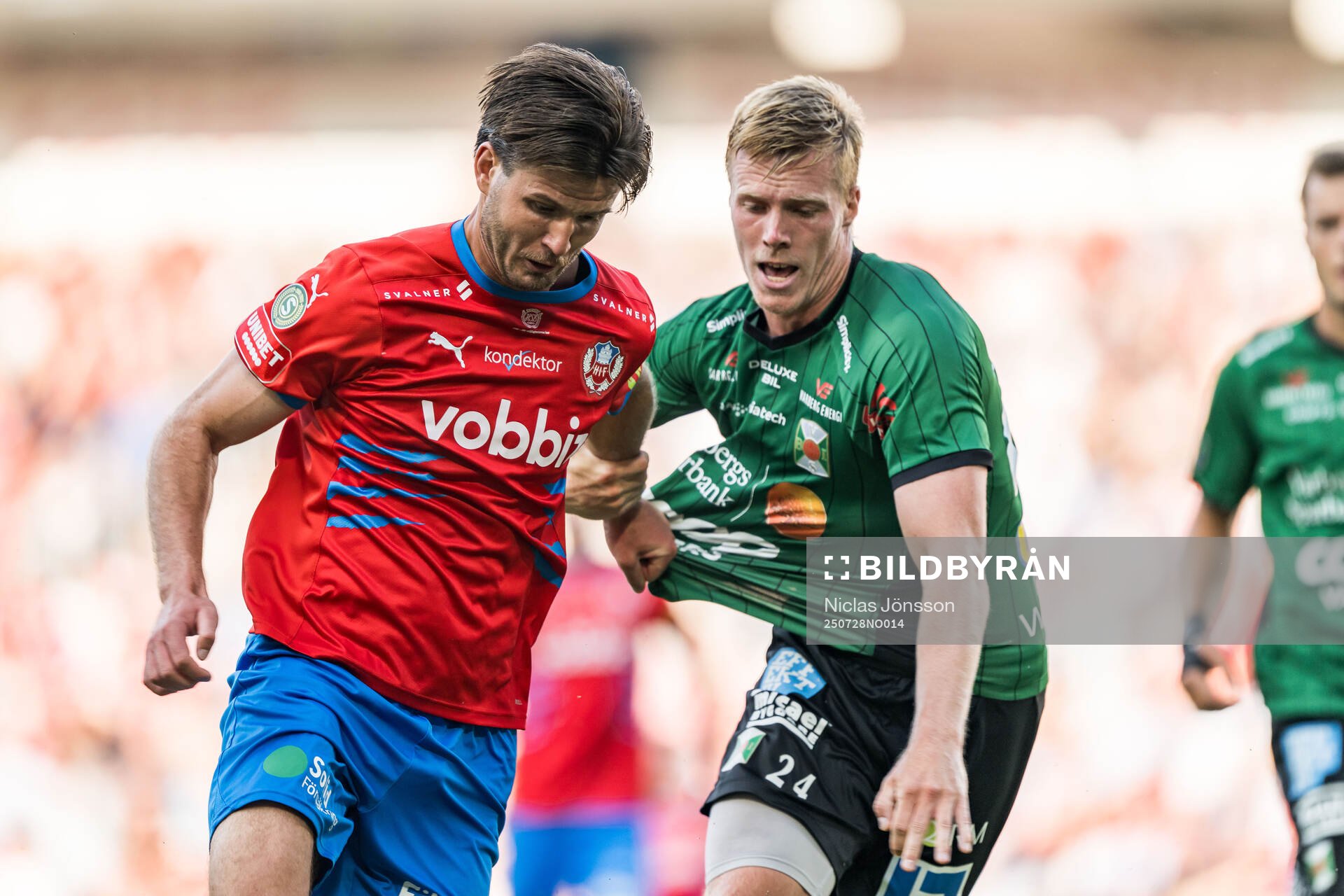 Helsingborgs Wilhelm Loeper och Varbergs Emil Hellman