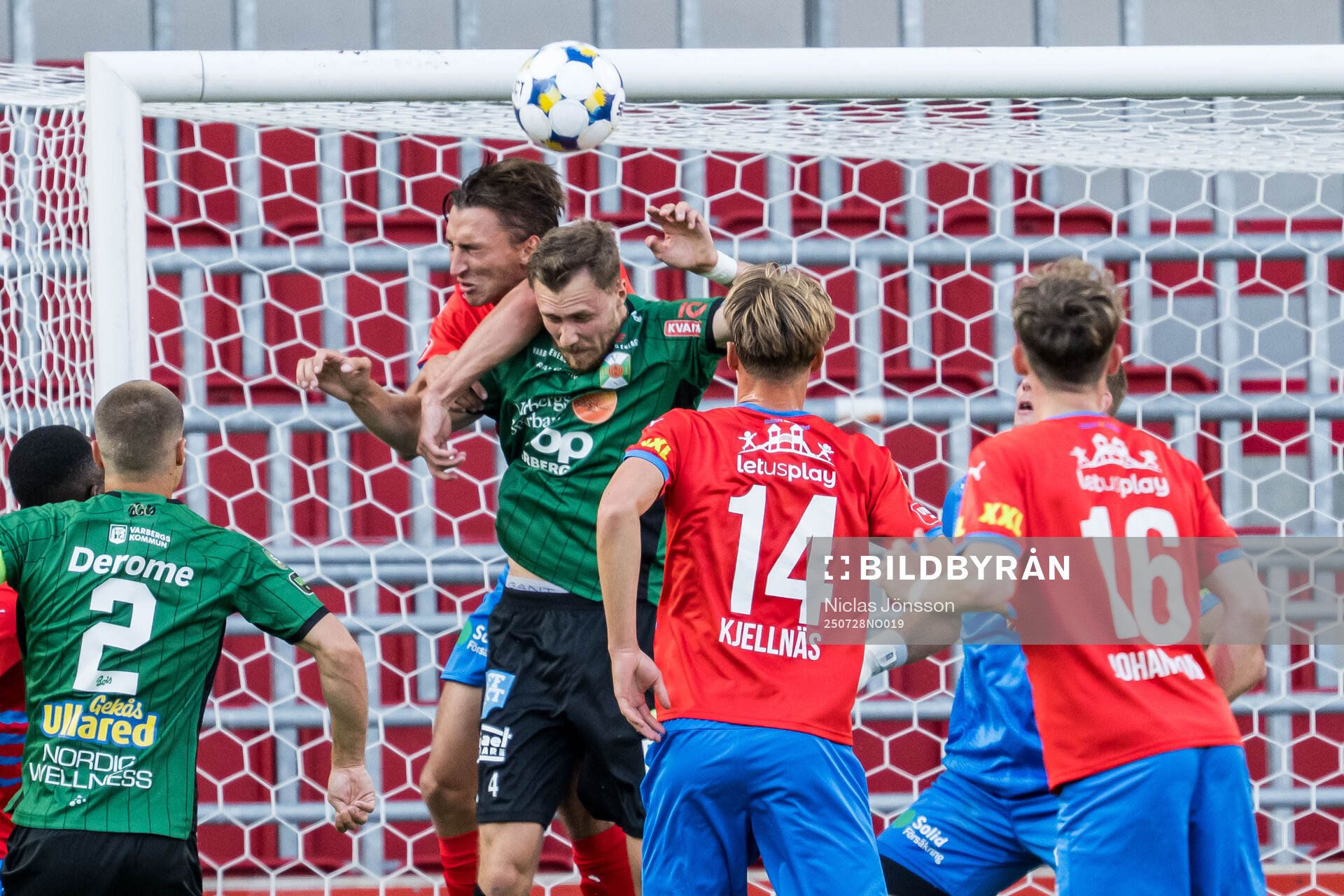 Helsingborgs Wilhelm Nilsson och Varbergs Niklas Dahlström