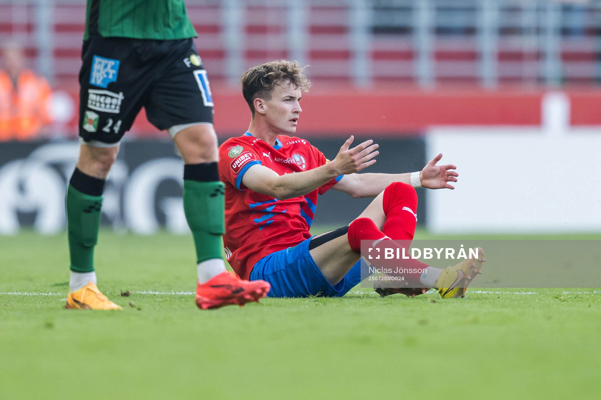 Helsingborgs Alexander Johansson deppar