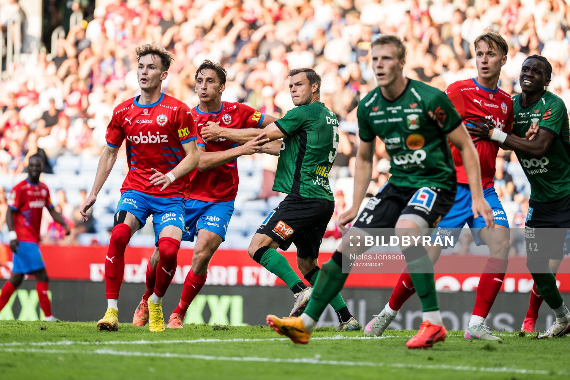 Helsingborgs Alexander Johansson och Wilhelm Nilsson och