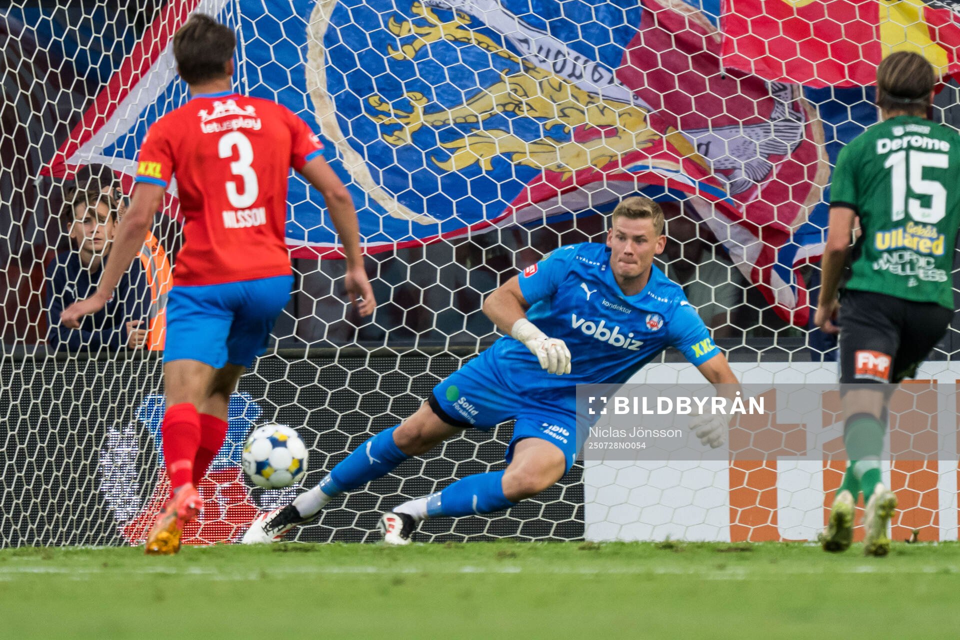 Helsingborgs målvakt Johan Brattberg