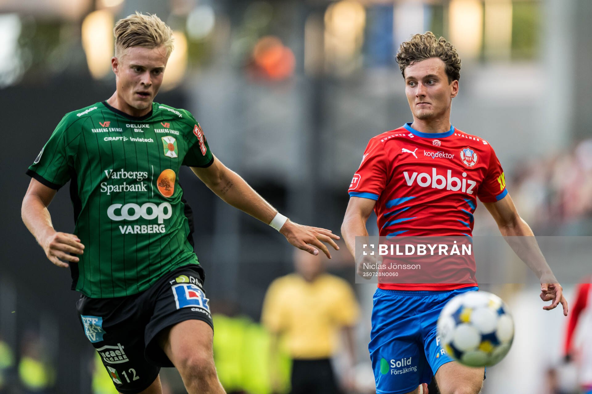 Varbergs Edvin Tellgren och Helsingborgs Casper Ljung