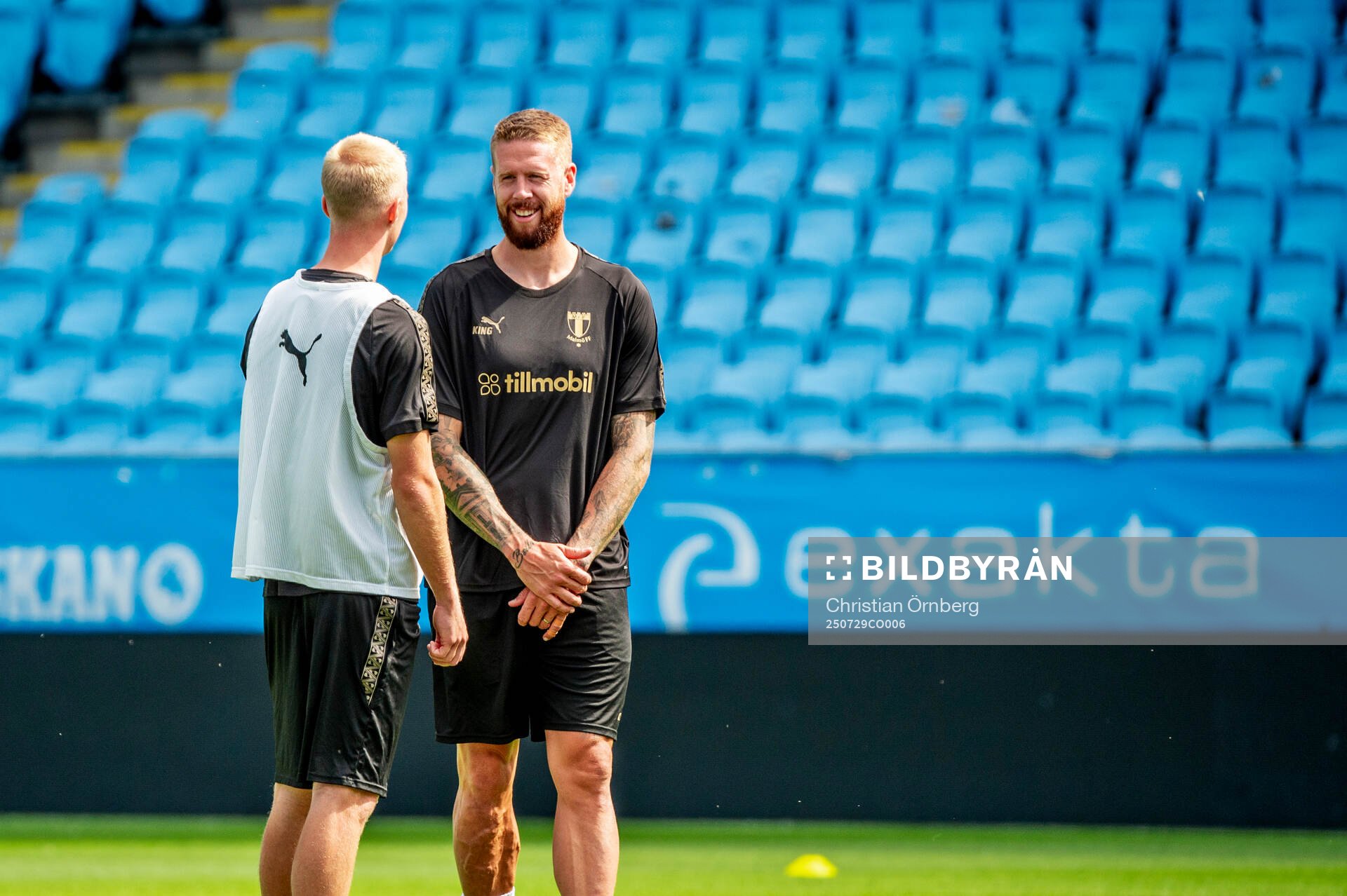 Daniel Gudjohnsen and Pontus Jansson