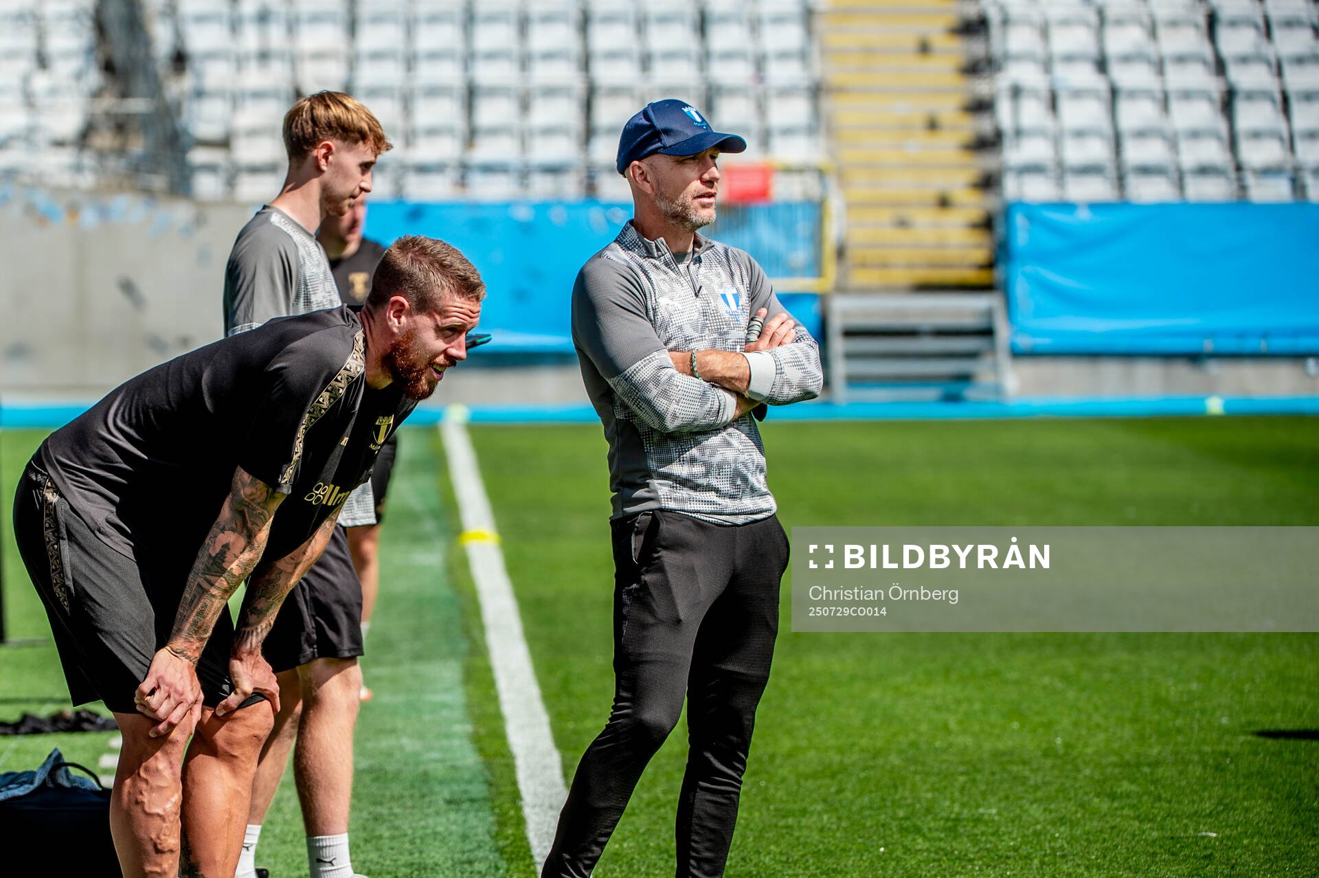 Pontus Jansson and Head coach Henrik Rydström