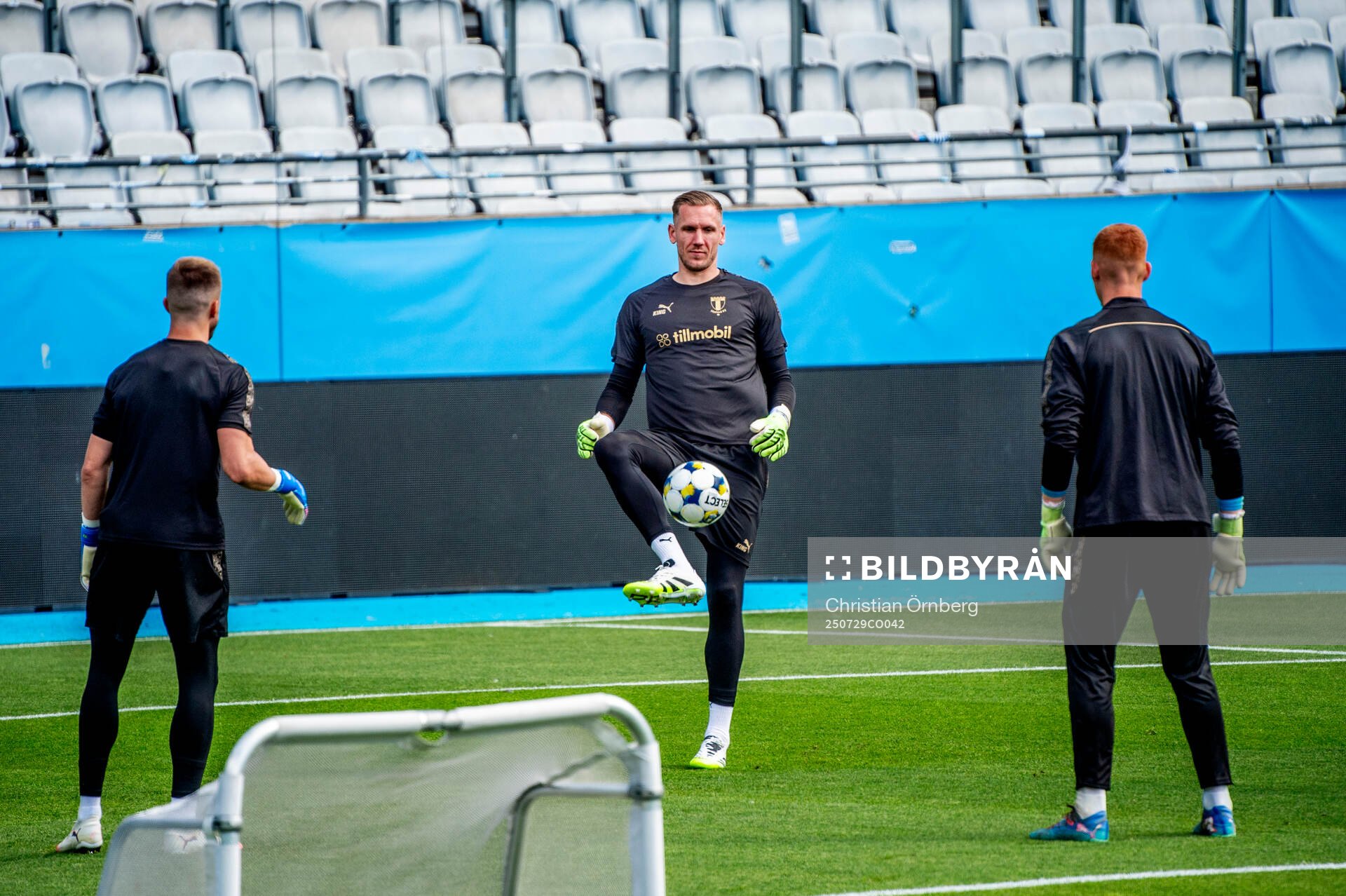 Goalkeeper Ricardo Friedrich, goalkeeper Robin Olsen and