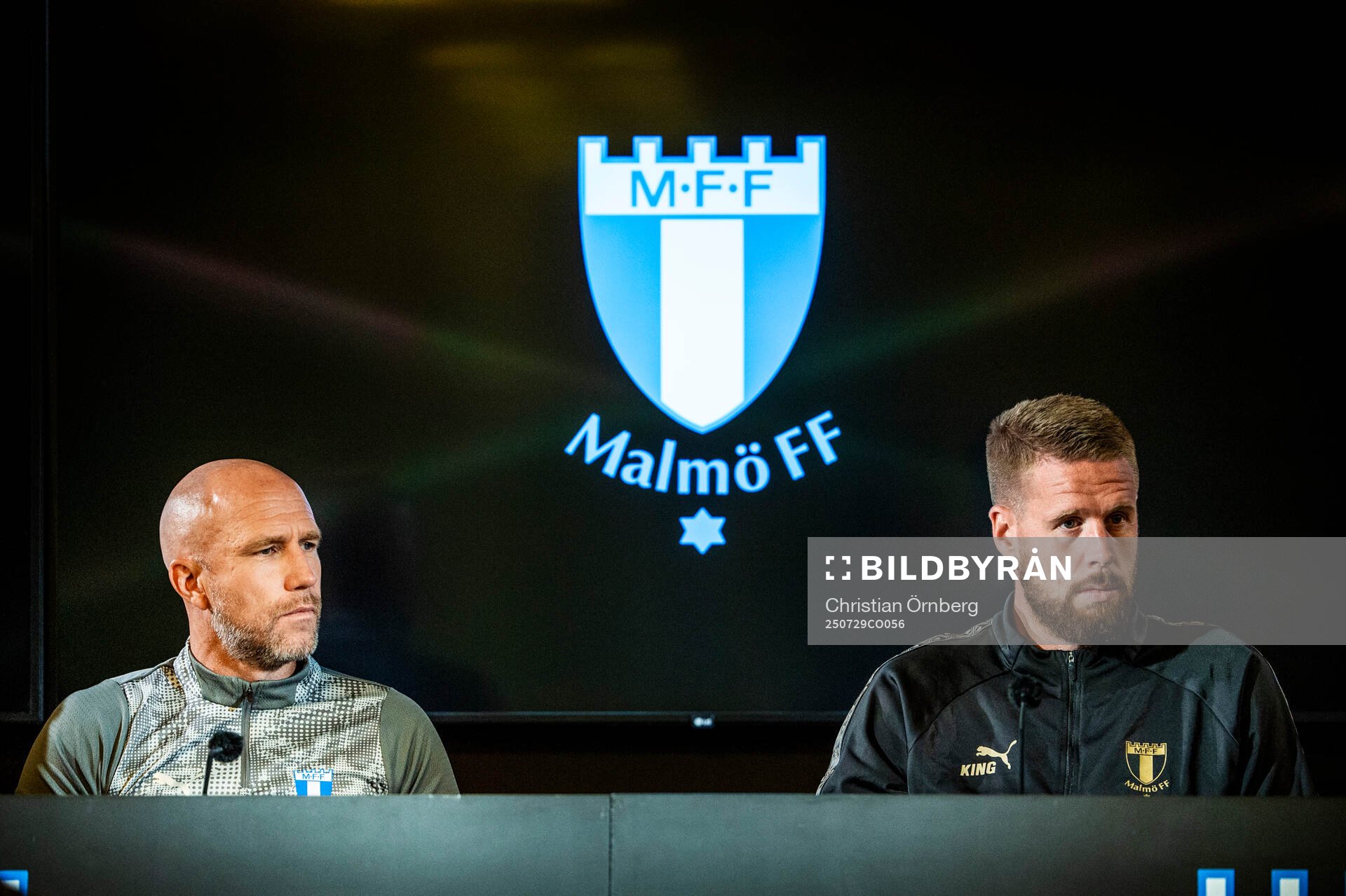 Head coach Henrik Rydström and Pontus Jansson