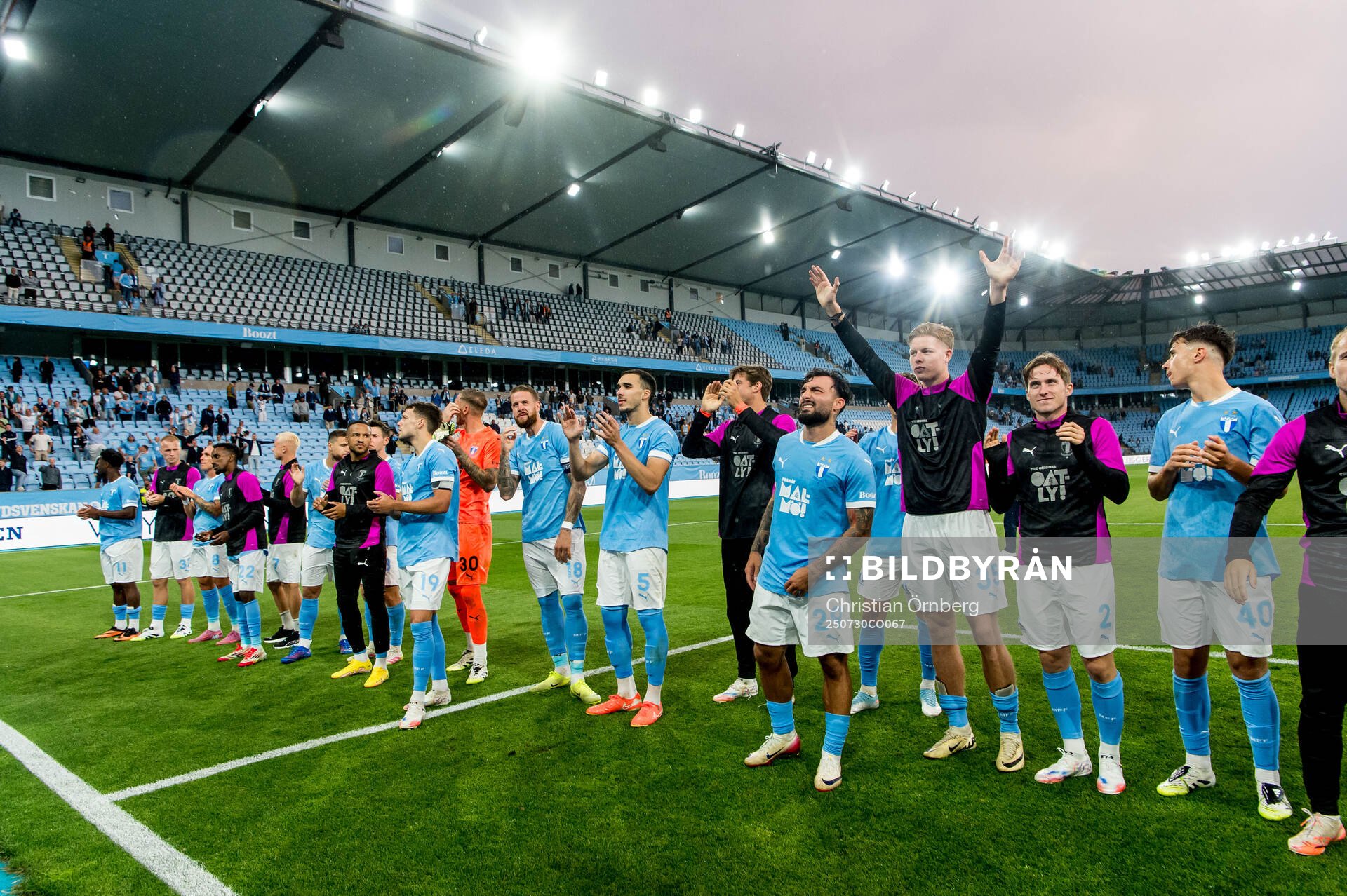 Players of Malmö FF celebrates