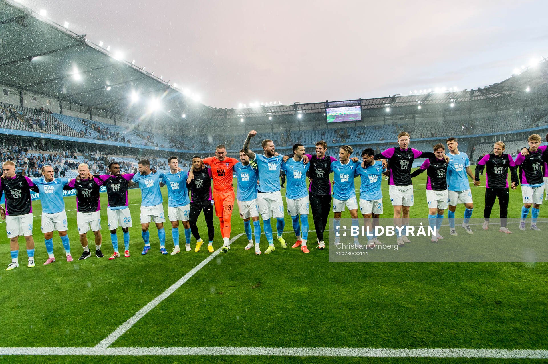 The players of Malmö FF celebrates