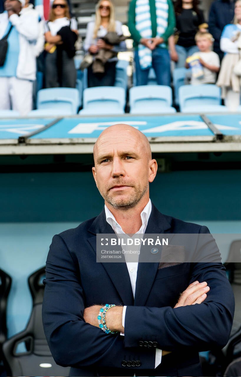 Head coach Henrik Rydström of Malmö FF