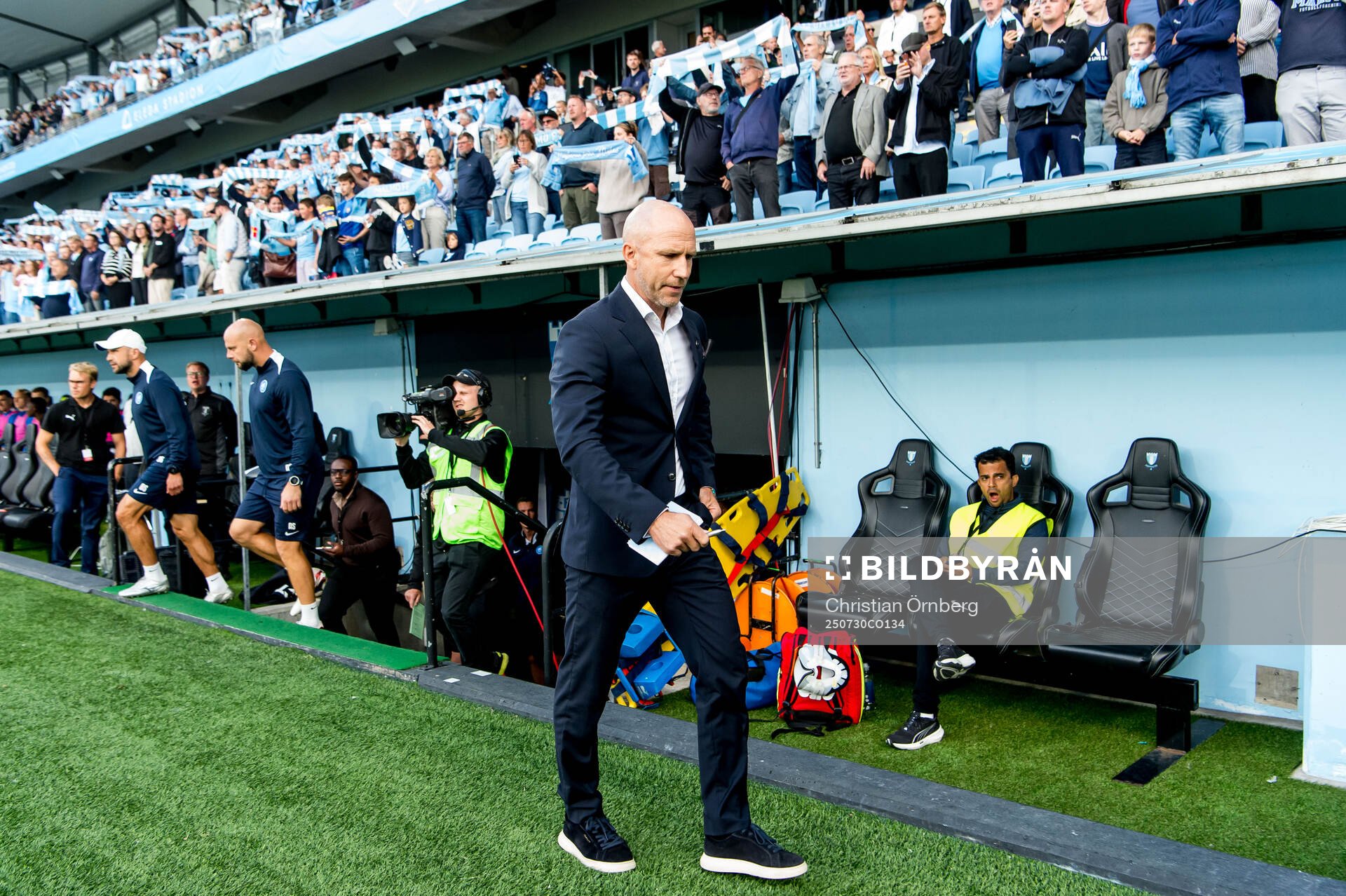 Head coach Henrik Rydström of Malmö FF