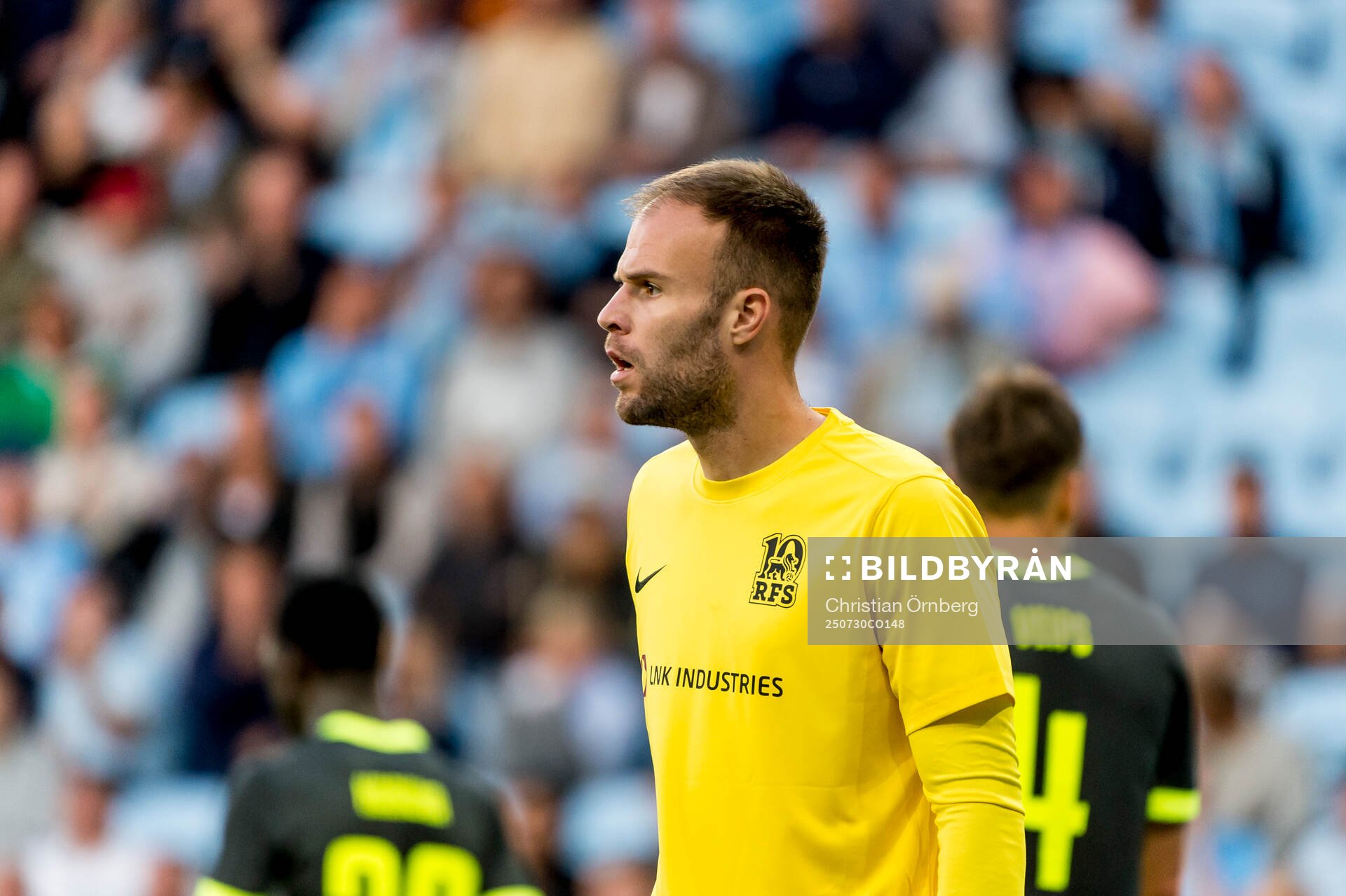 Goalkeeper Marko Maric of FK RFS
