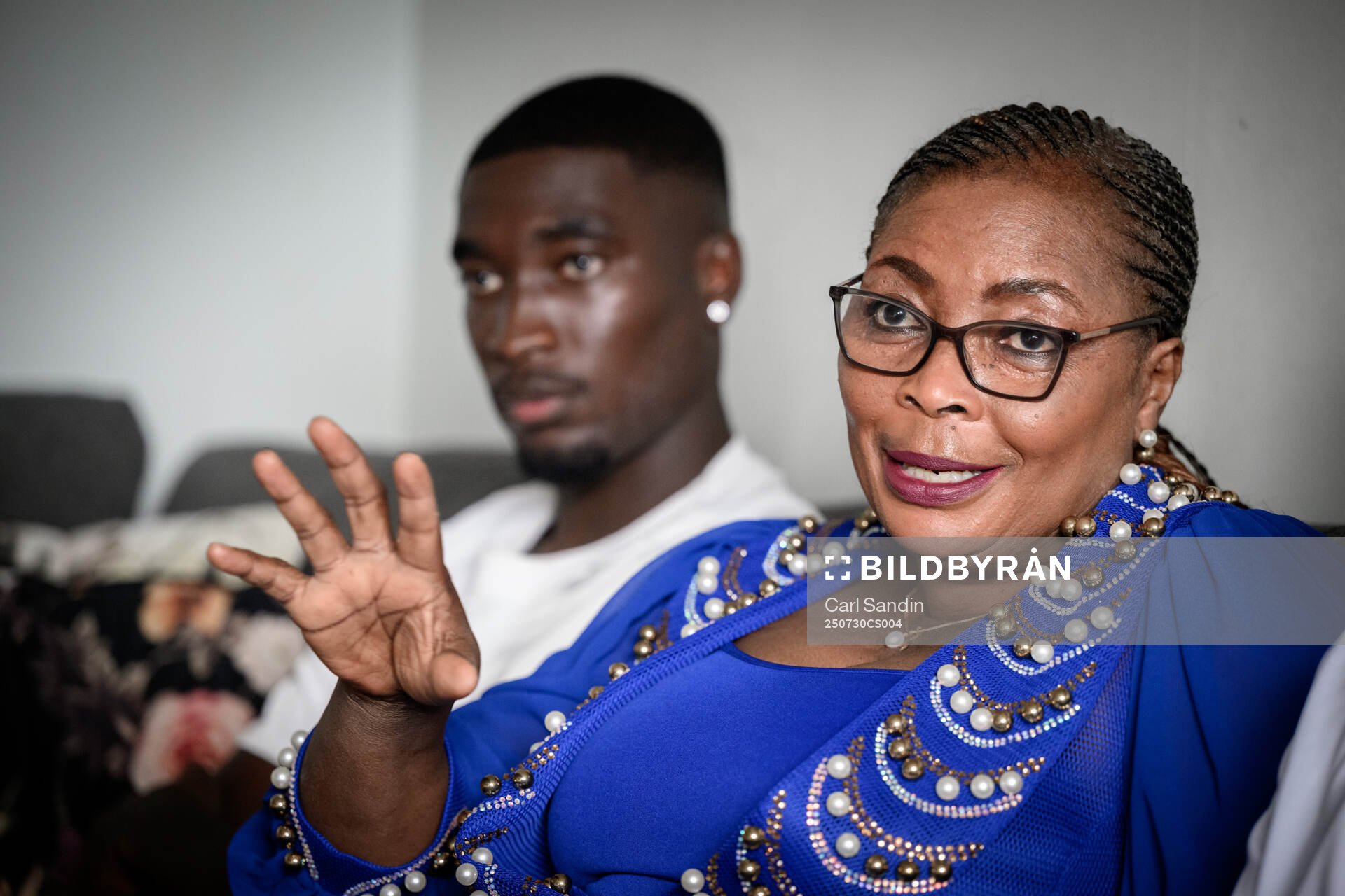 Margaret Fynn, mamma till fotbollsspelaren Emmanuel Tannor