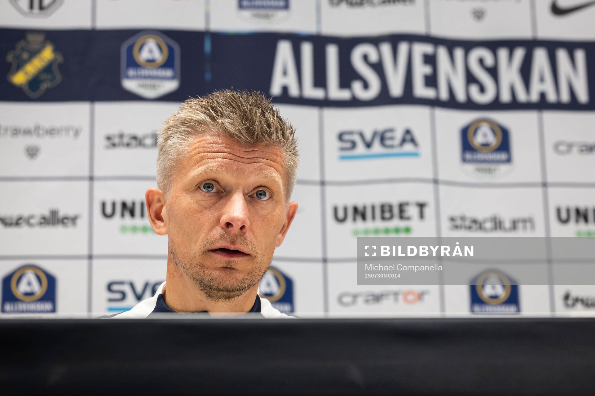 AIK head coach Mikkjal Thomassen
