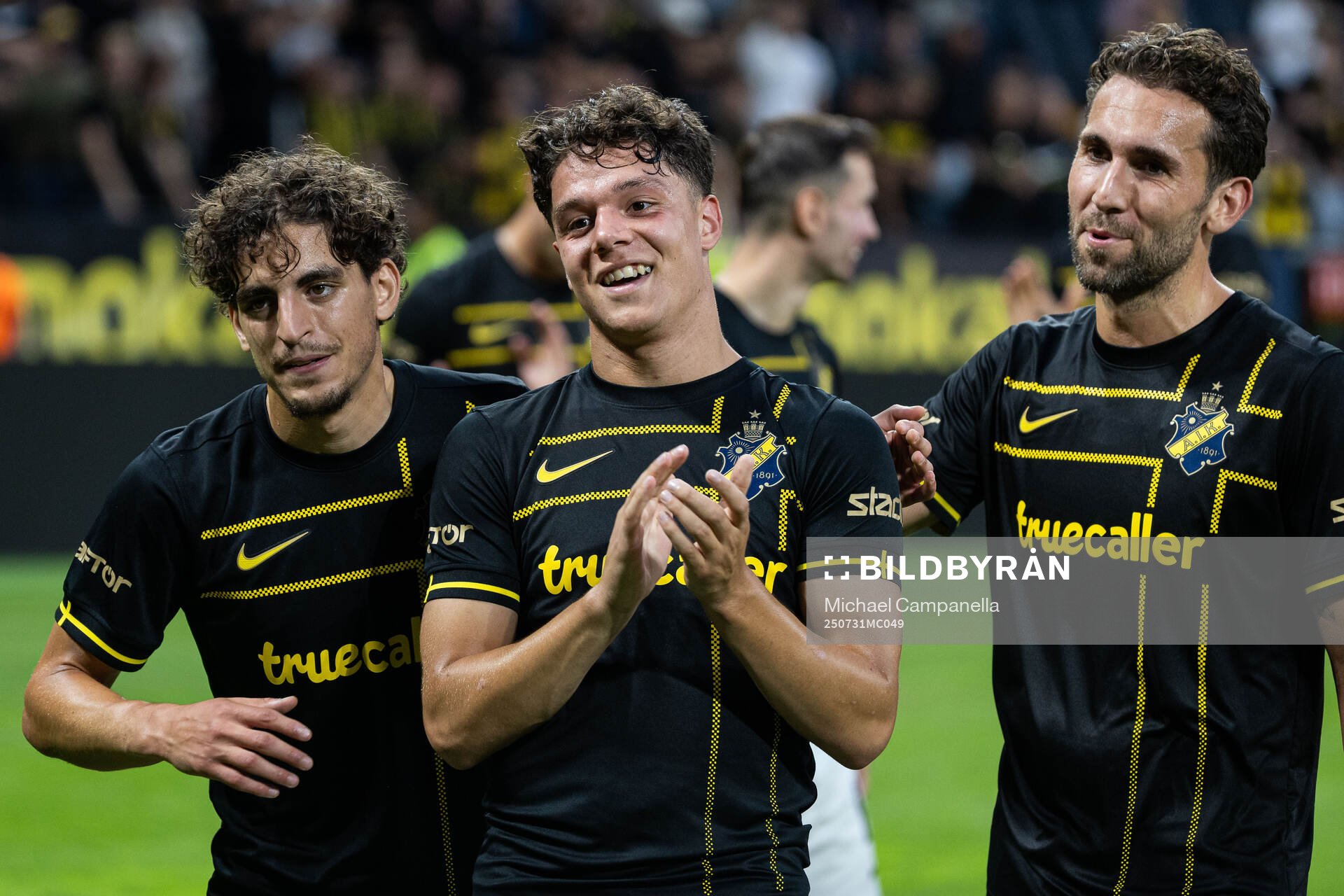 Taha Ayari, Charlie Pavey, and Benjamin Tiedemann Hansen of