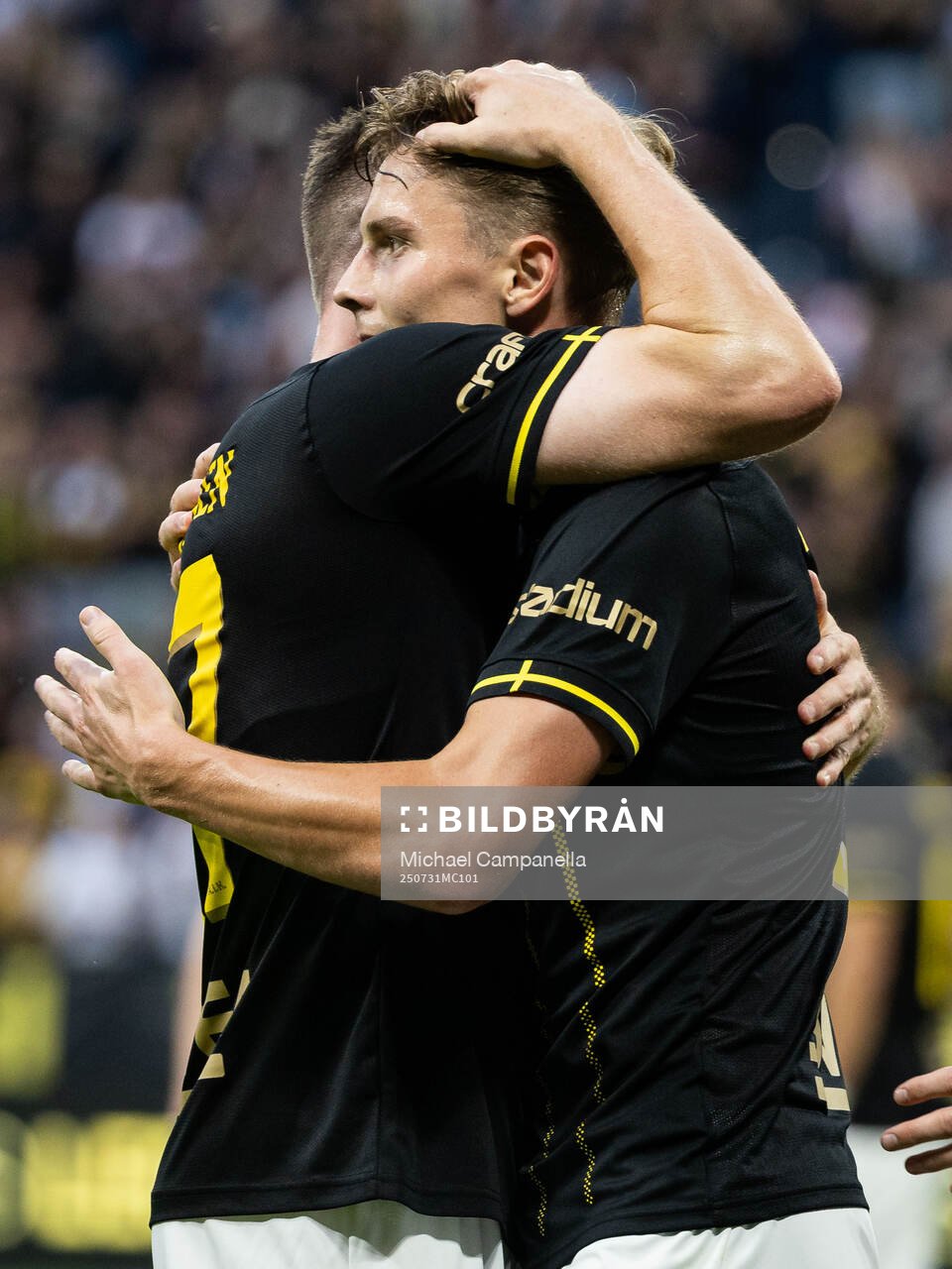 Johan Hove of AIK celebrates