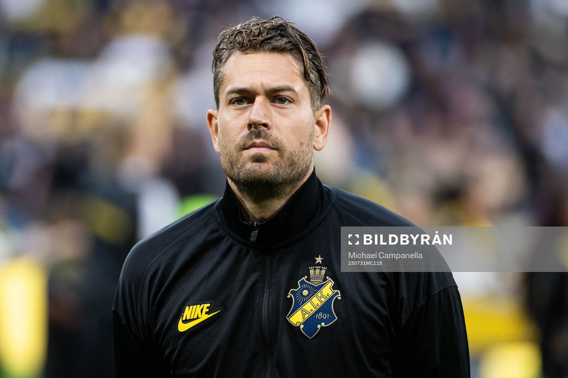 goalkeeper Kristoffer Nordfeldt of AIK