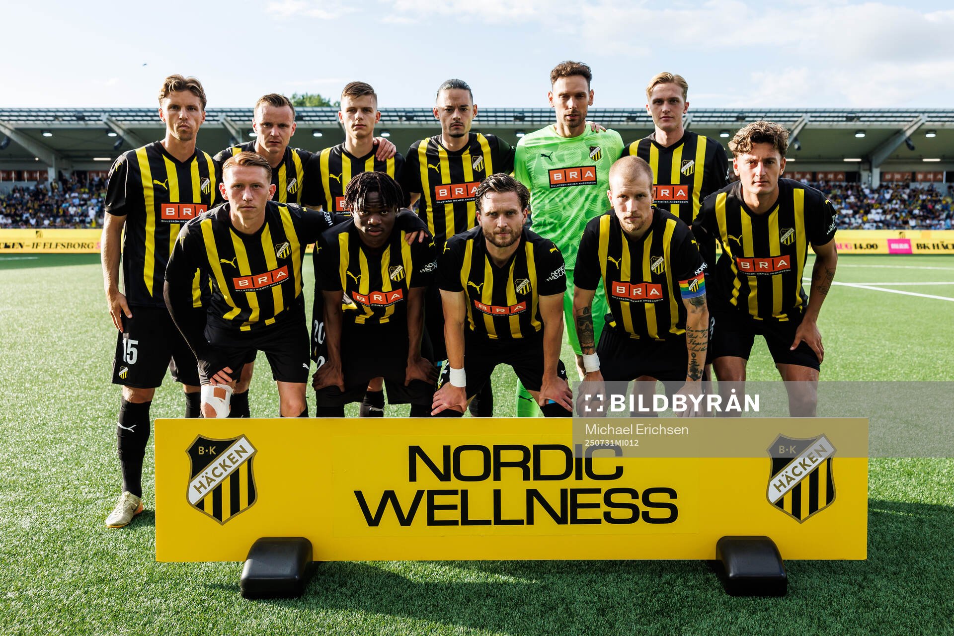 The starting eleven of Häcken