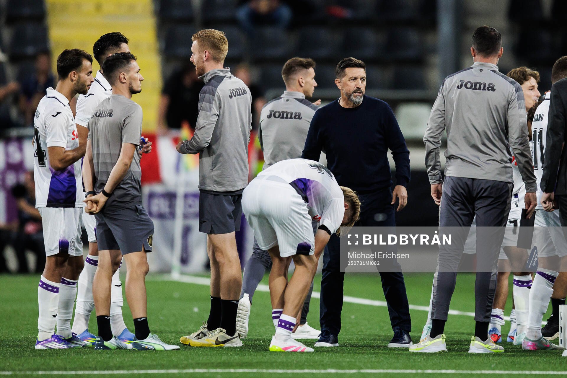 Coach Besnik Hasi of Anderlecht
