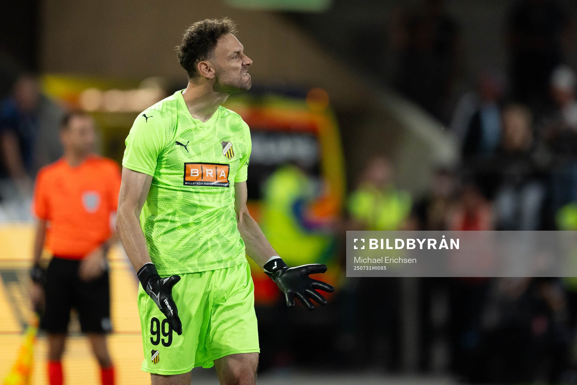 goalkeeper Etrit Berisha celebrates