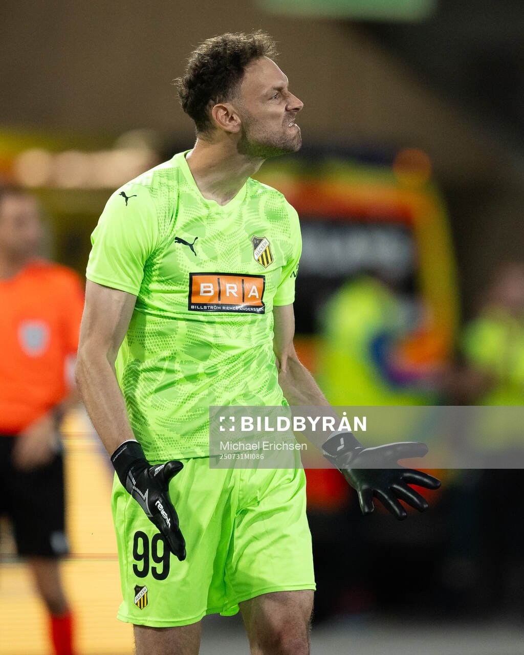 goalkeeper Etrit Berisha celebrates