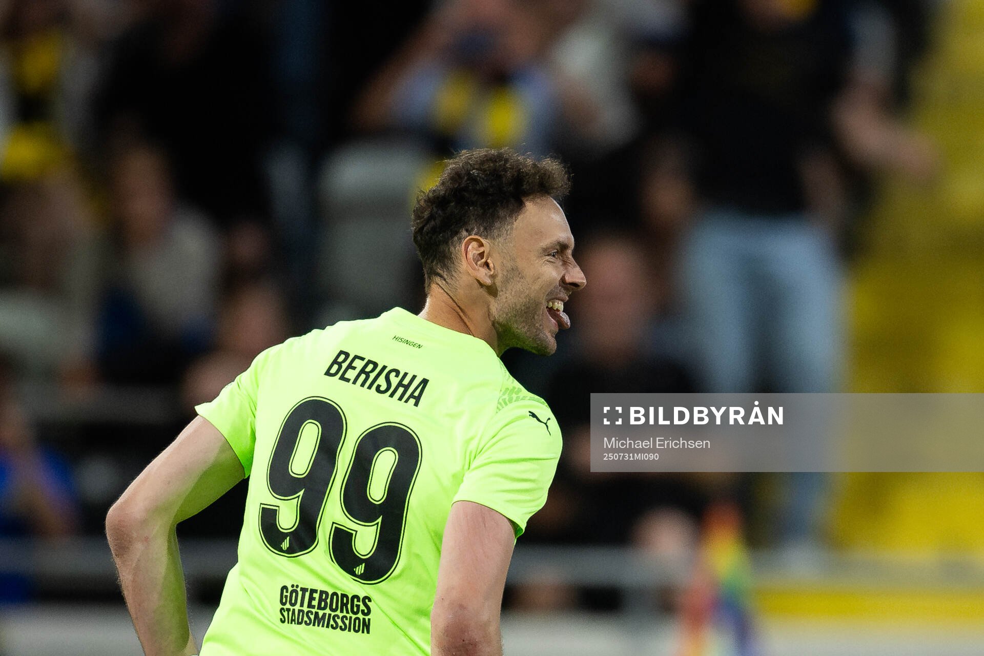 Goalkeeper Etrit Berisha of Häcken celebrates
