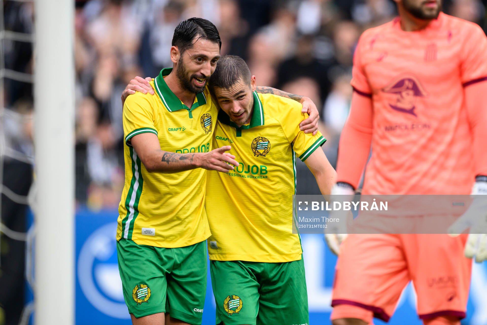 Nahir Besara and Oscar Johansson Schellhas of Hammarby