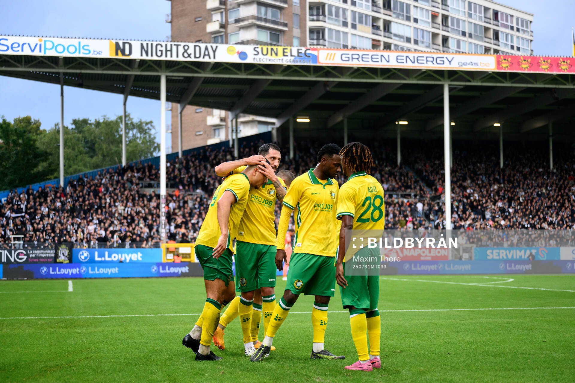 Jusef Erabi, Nahir Besara, Shaquille Pinas and Frank Junior