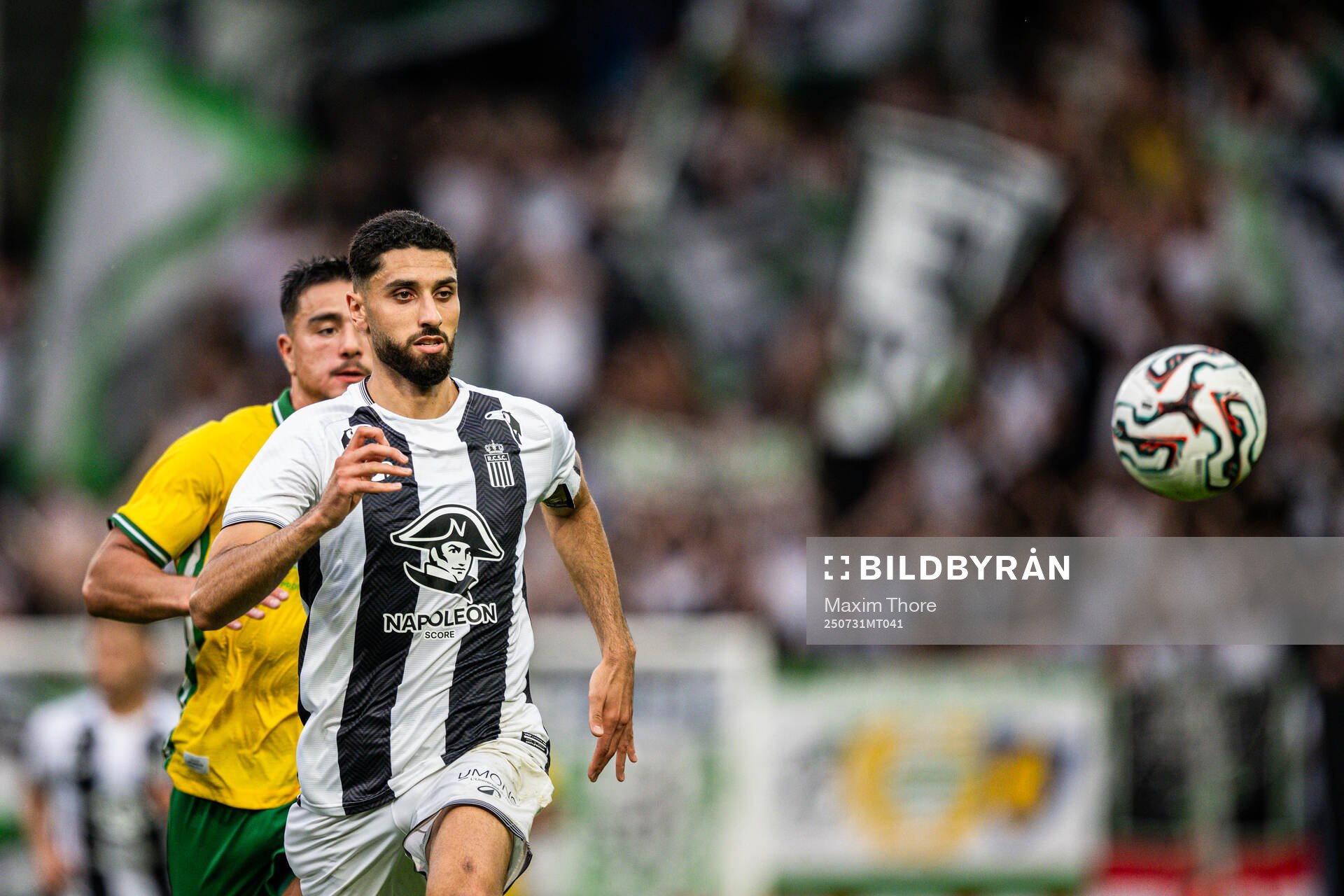 Jusef Erabi of Hammarby and Aiham Ousou of Sporting
