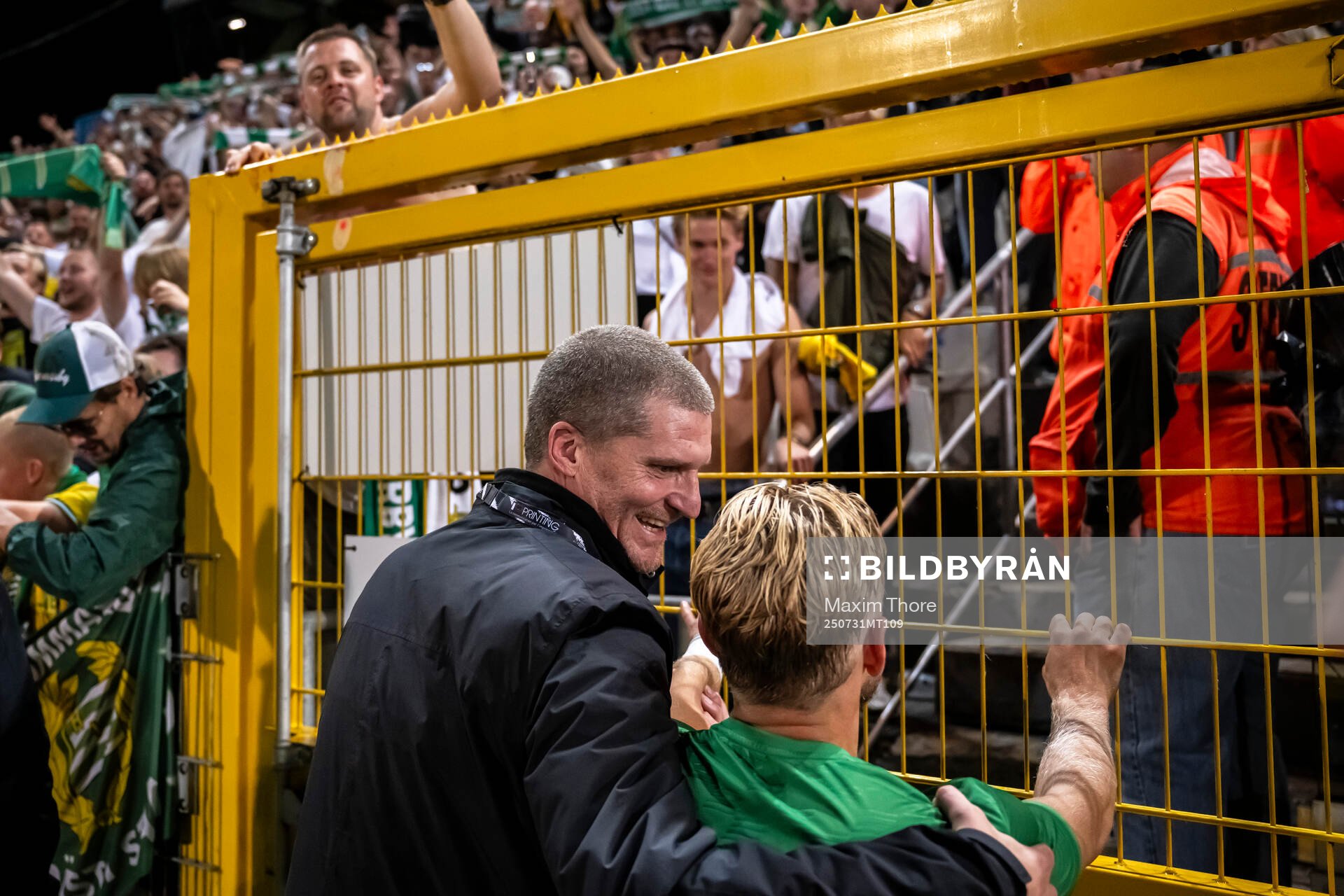 Ceo Richard von Yxkull and Simon Strand of Hammarby